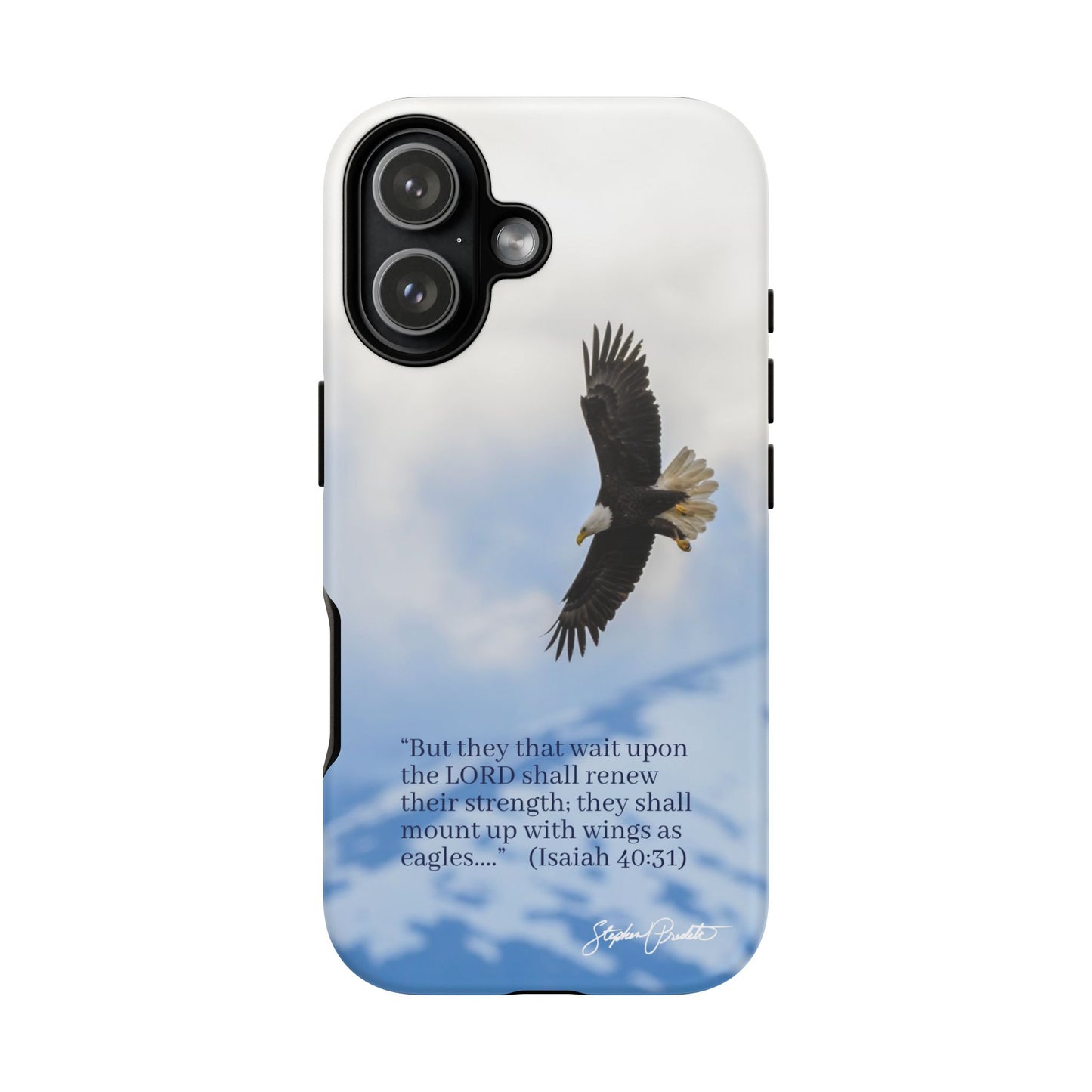 Phone Tough Case - Eagle Soaring in Alaska with Isaiah 40:31