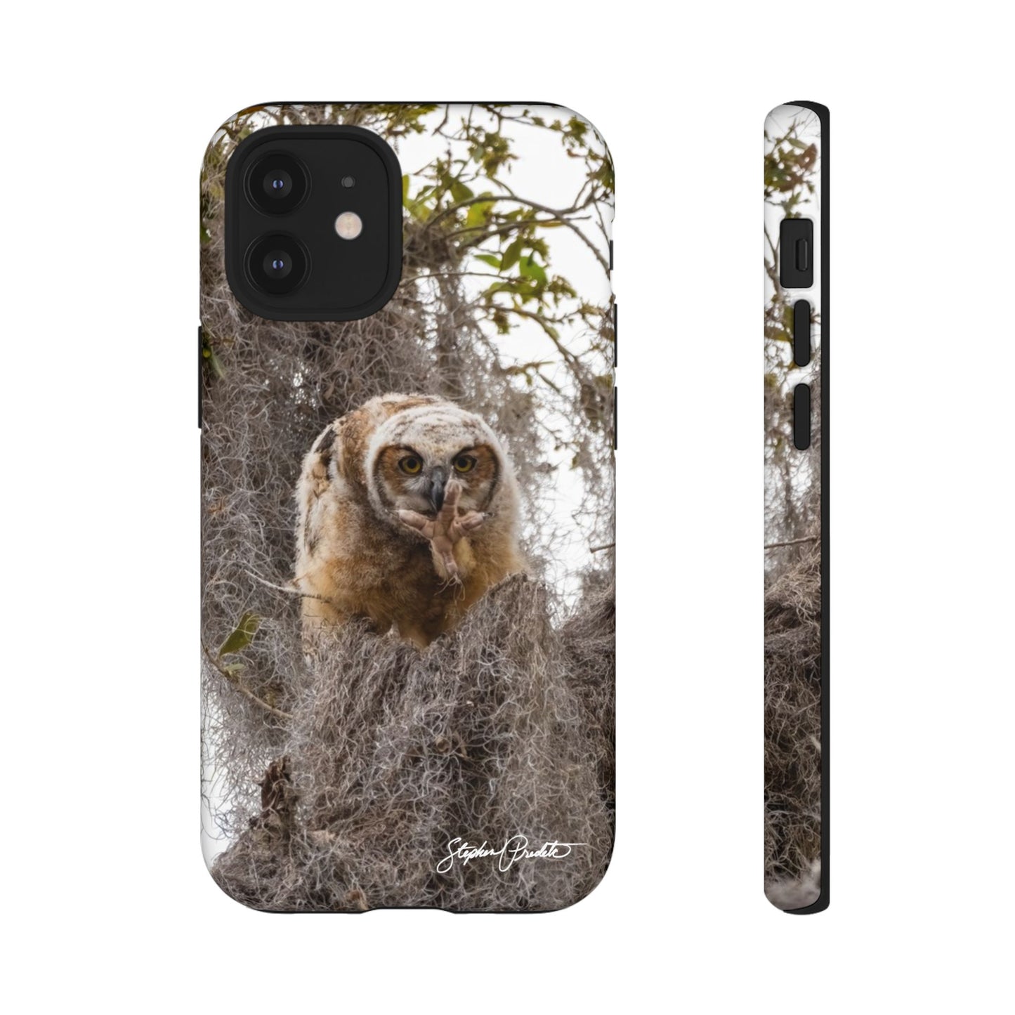 Phone Tough Case -- Great Horned Owlet "Baby Yoda"