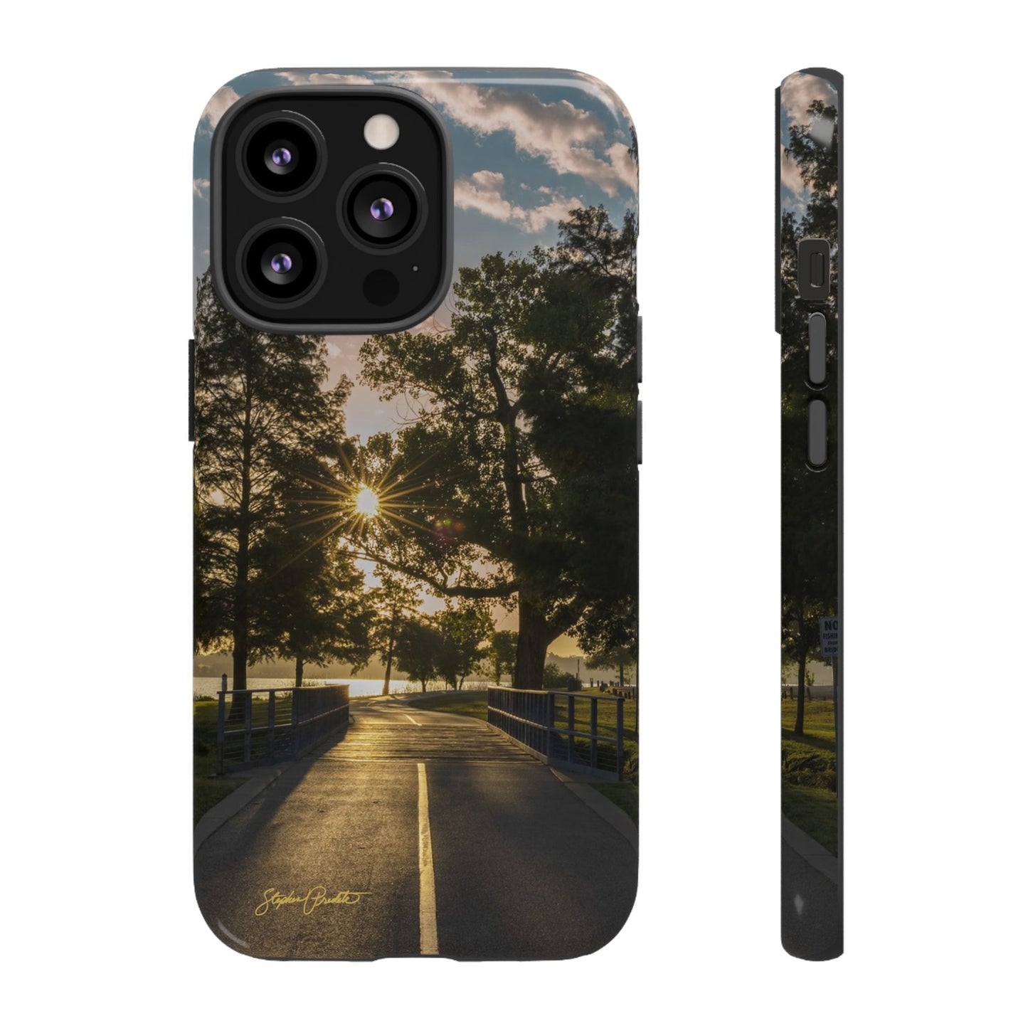 Phone Tough Case - Sunrise on the Running Path at White Rock Lake