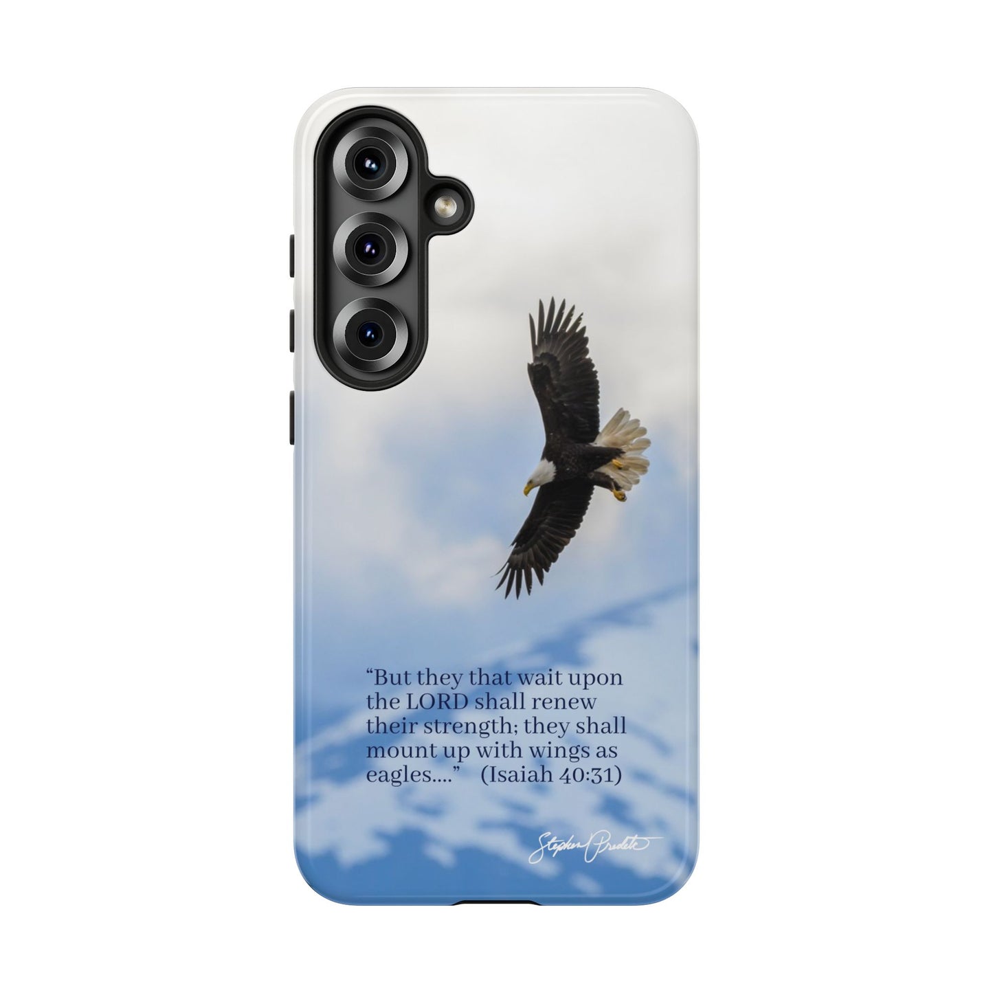Phone Tough Case - Eagle Soaring in Alaska with Isaiah 40:31