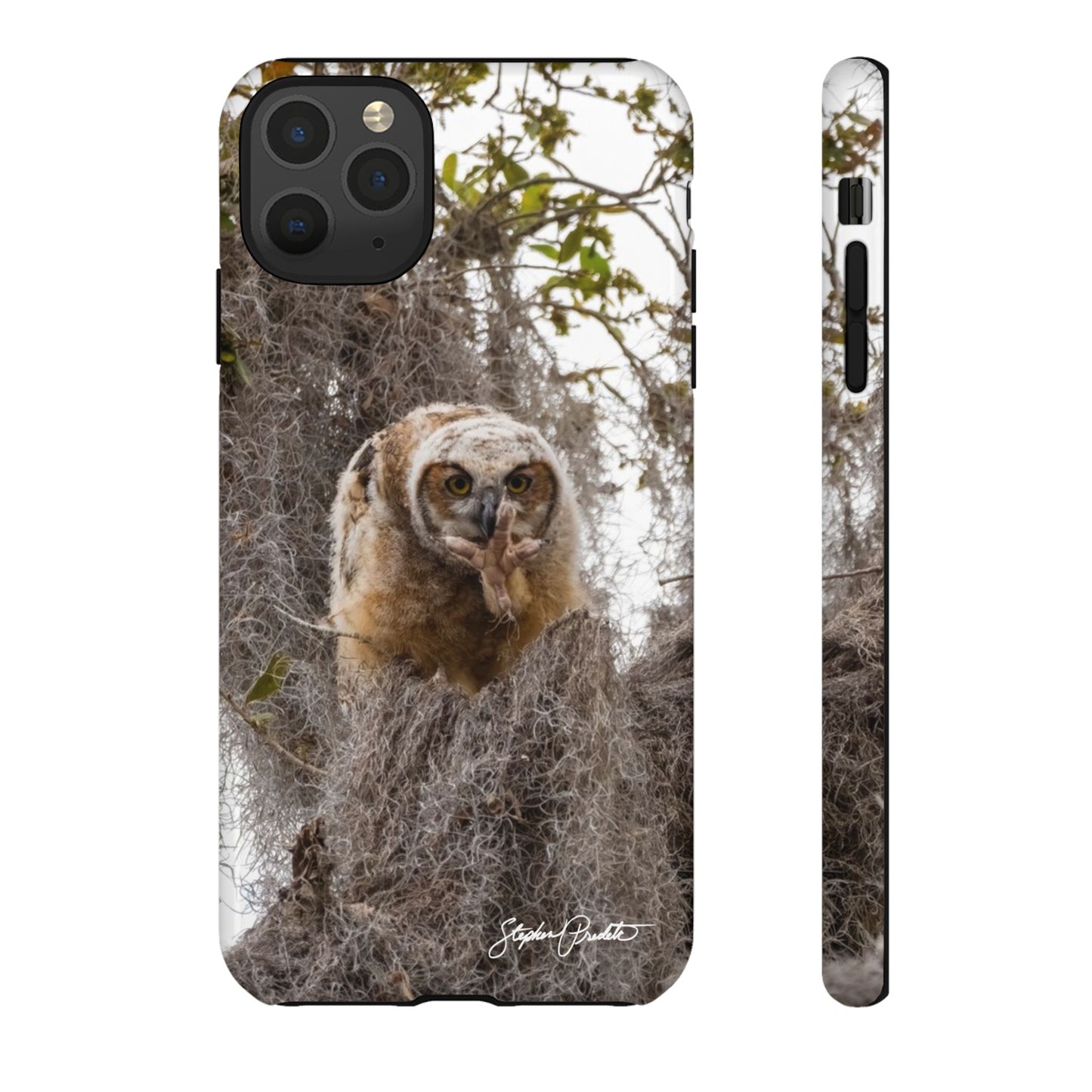 Phone Tough Case -- Great Horned Owlet "Baby Yoda"