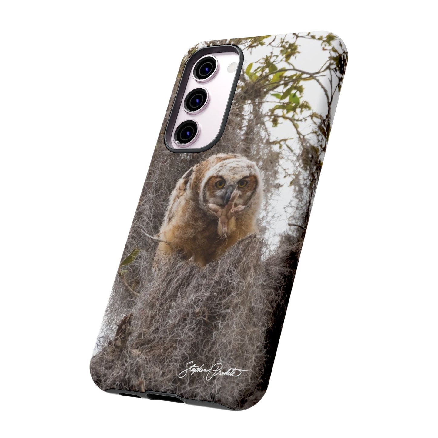 Phone Tough Case -- Great Horned Owlet "Baby Yoda"