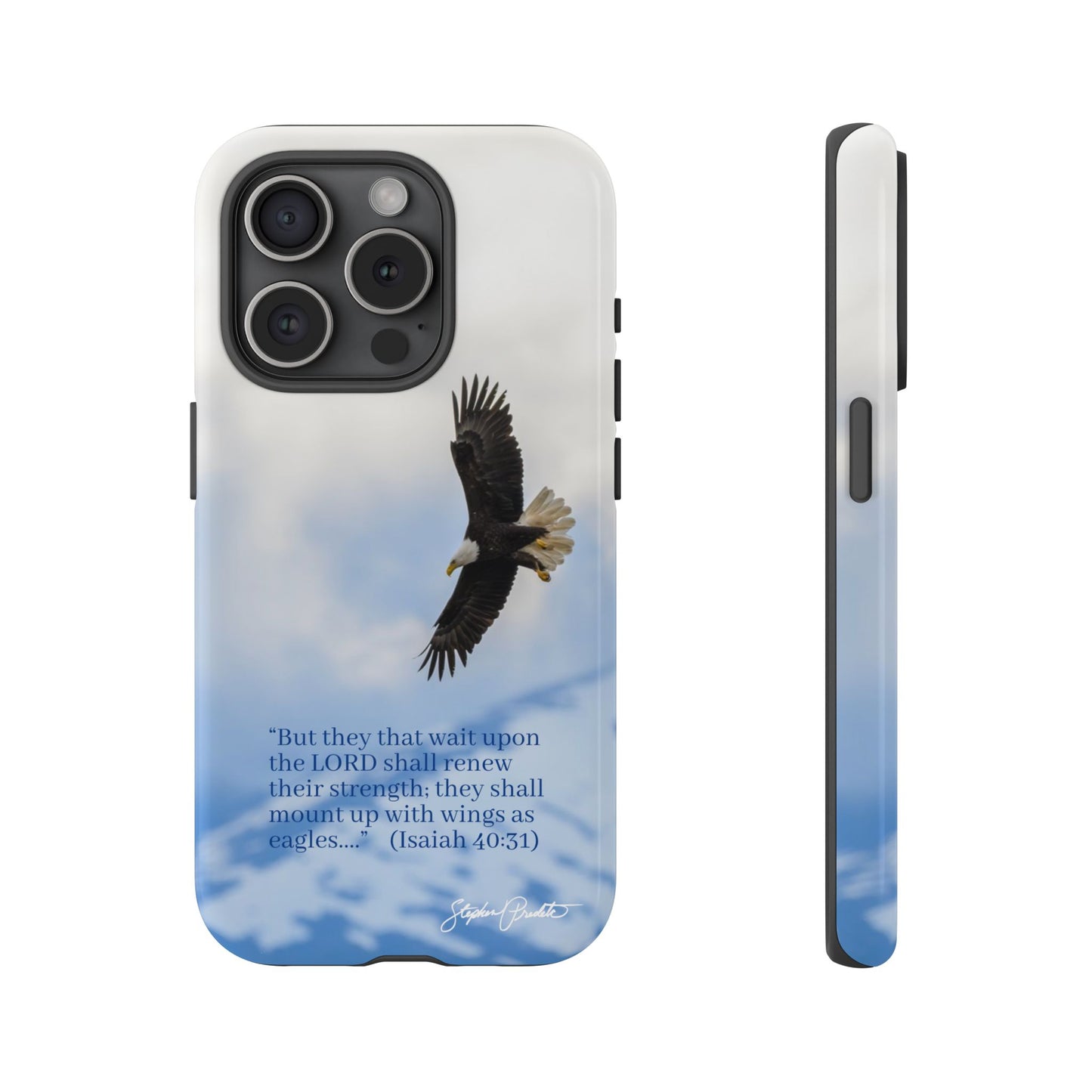 Phone Tough Case - Eagle Soaring in Alaska with Isaiah 40:31