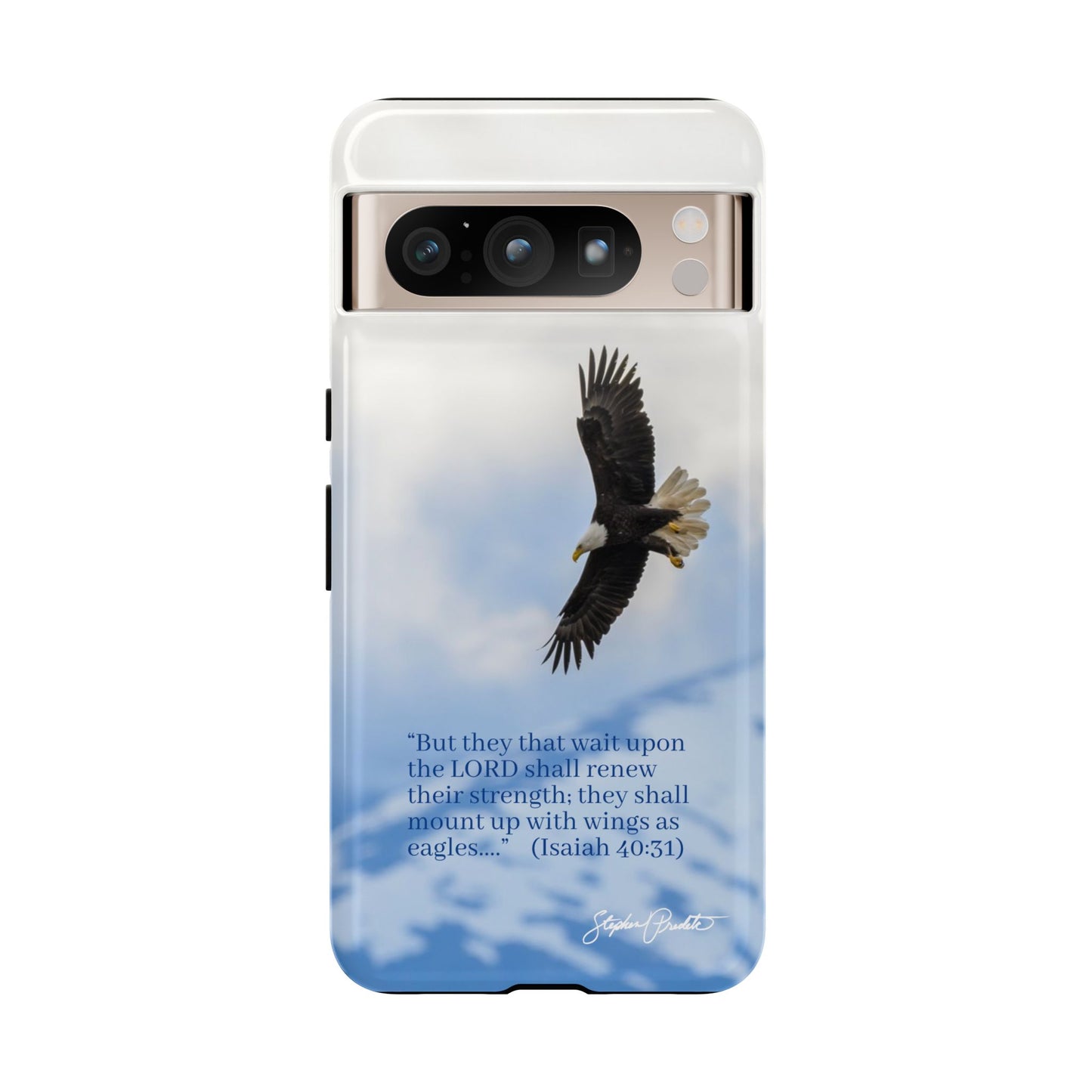 Phone Tough Case - Eagle Soaring in Alaska with Isaiah 40:31