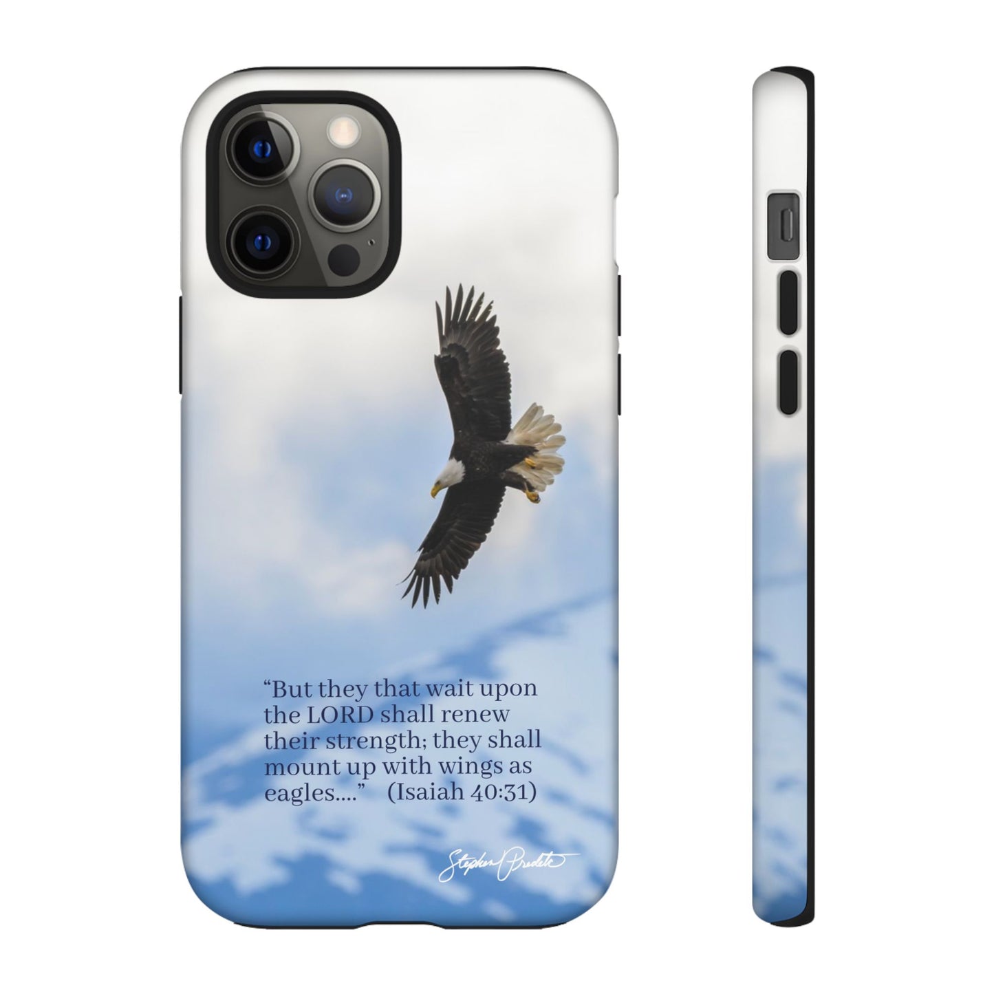 Phone Tough Case - Eagle Soaring in Alaska with Isaiah 40:31