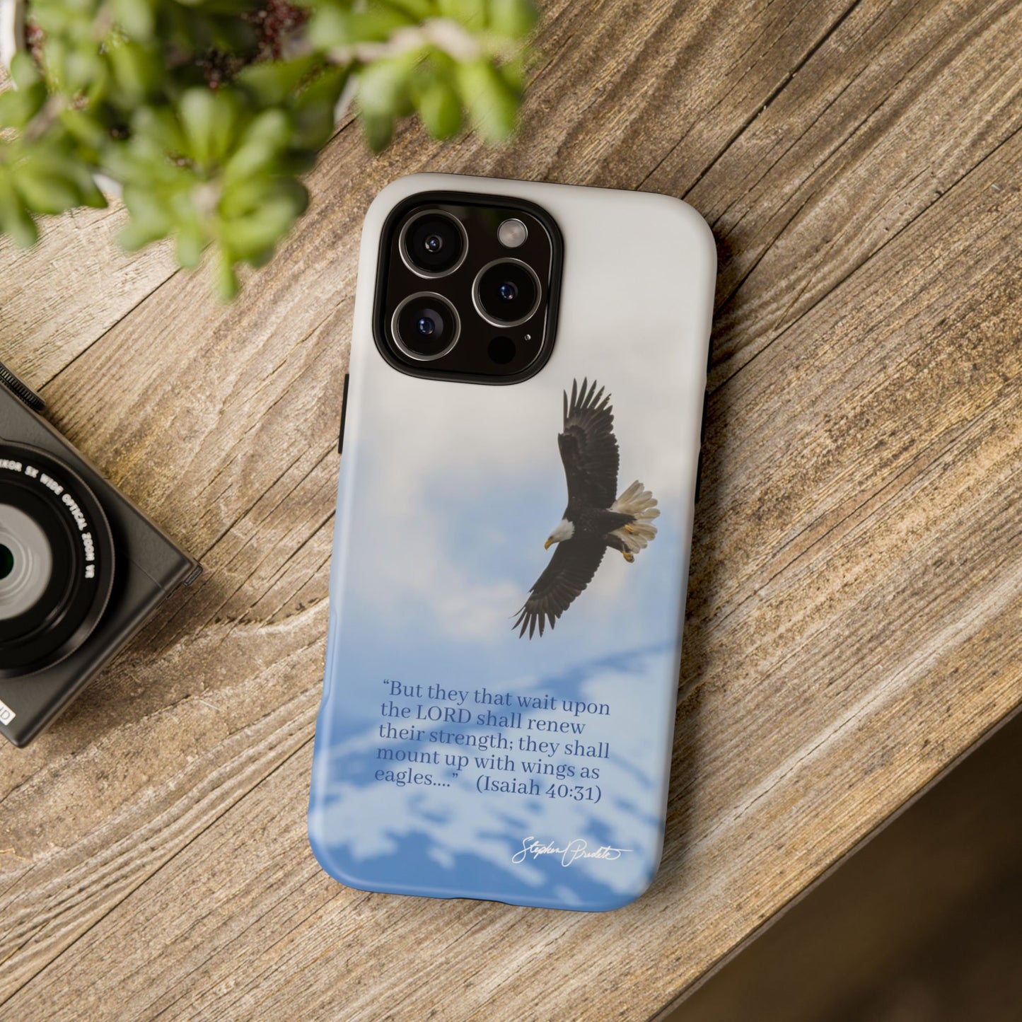 Phone Tough Case - Eagle Soaring in Alaska with Isaiah 40:31