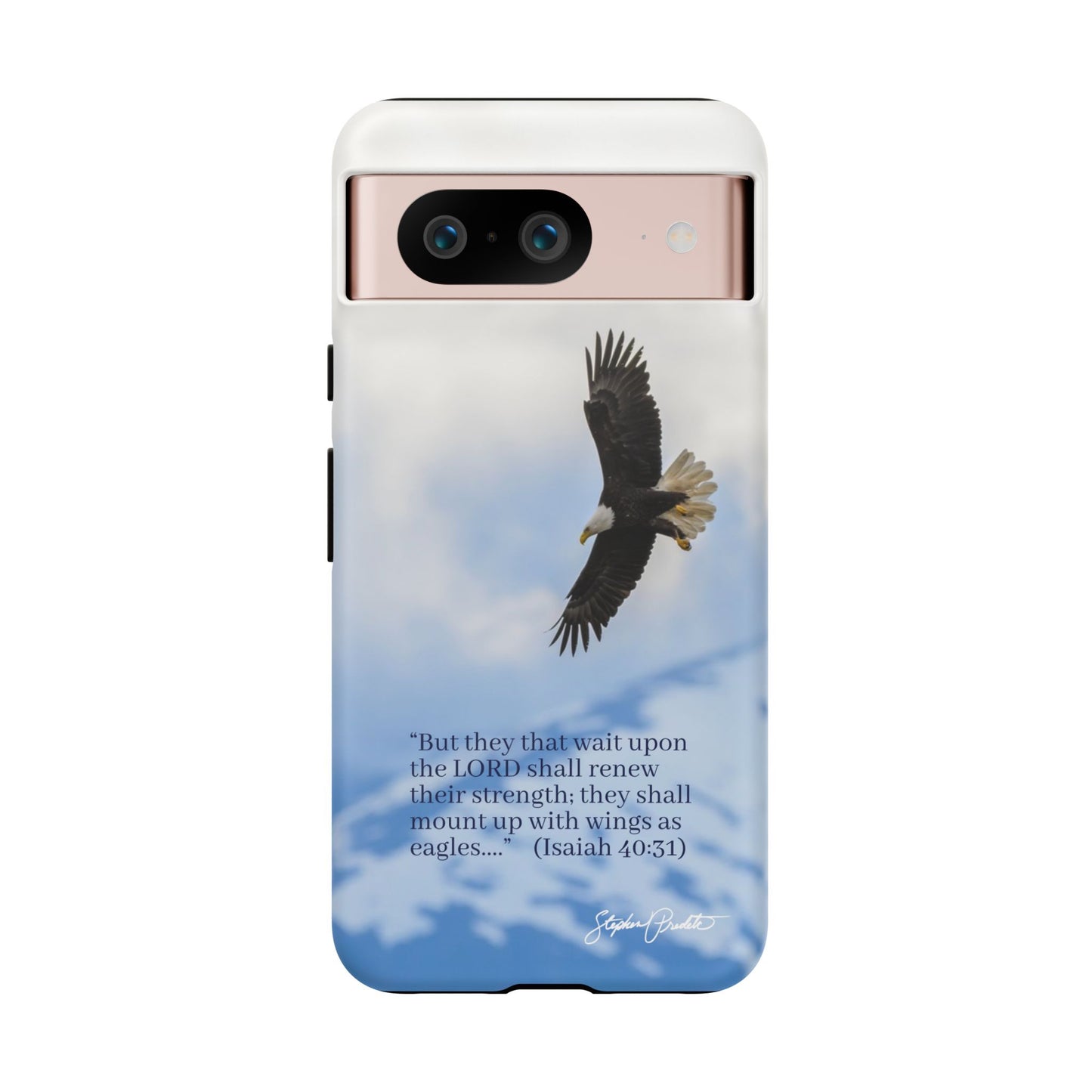 Phone Tough Case - Eagle Soaring in Alaska with Isaiah 40:31