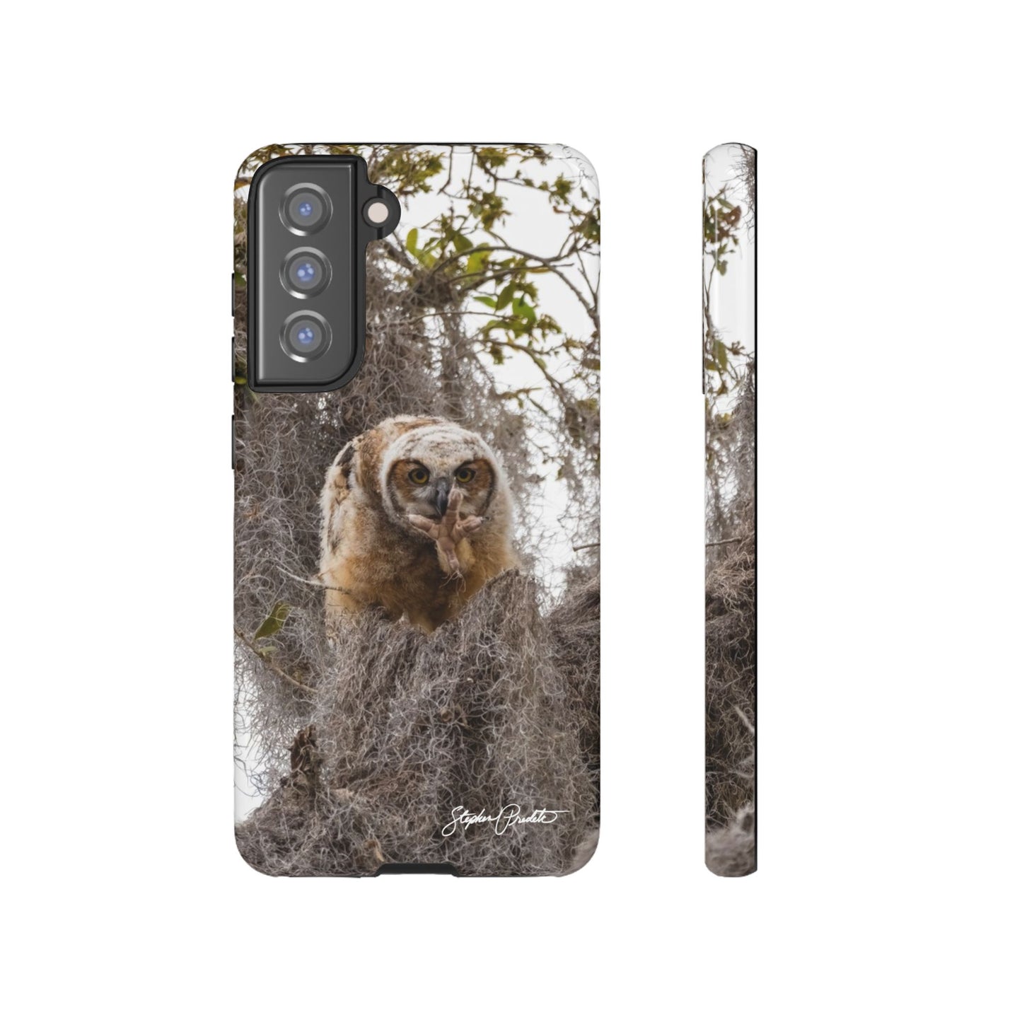 Phone Tough Case -- Great Horned Owlet "Baby Yoda"