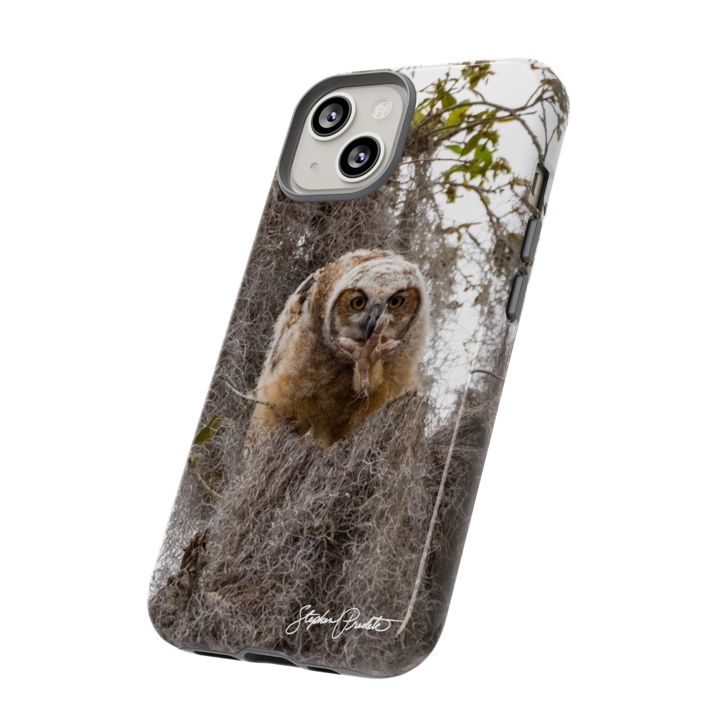 Phone Tough Case -- Great Horned Owlet "Baby Yoda"