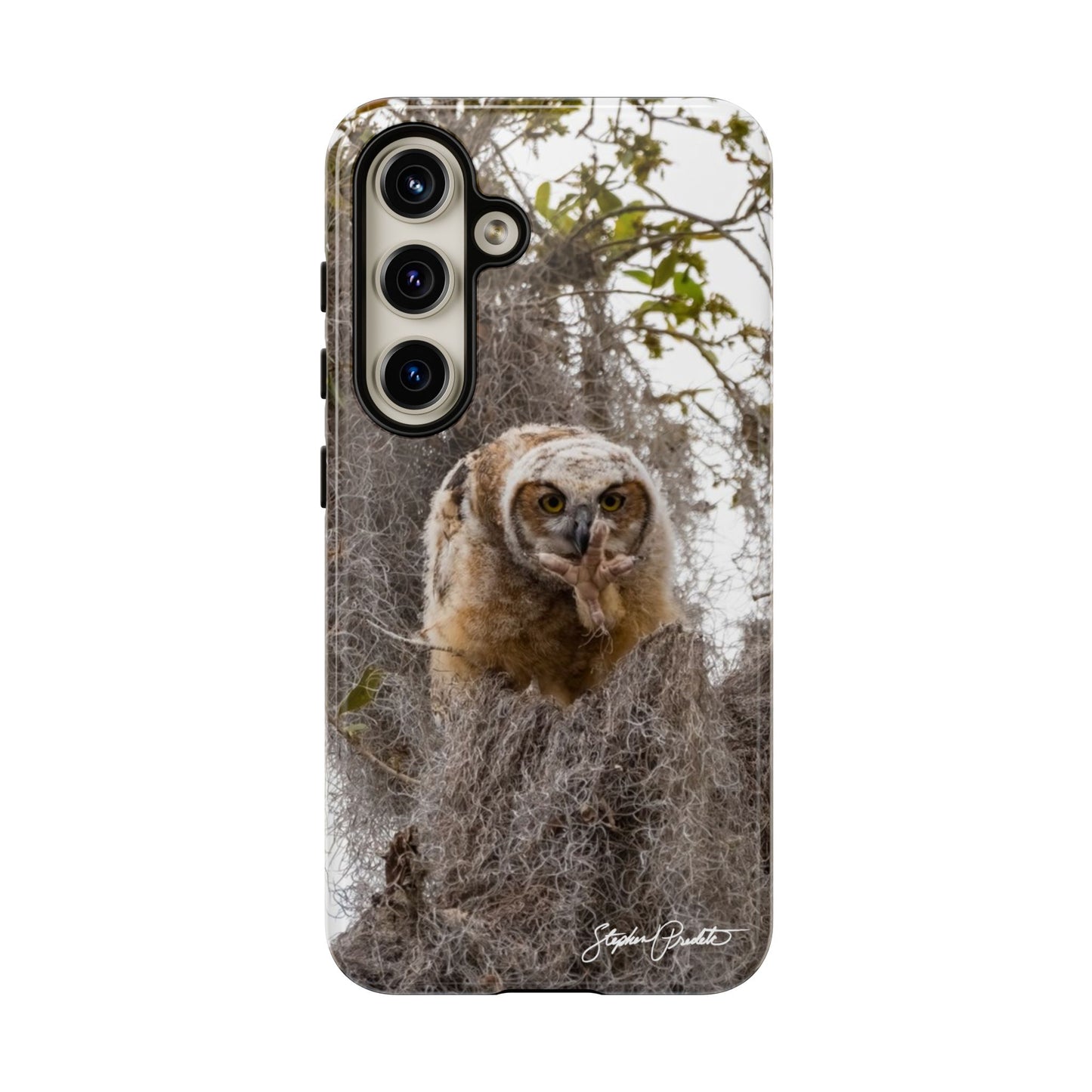 Phone Tough Case -- Great Horned Owlet "Baby Yoda"