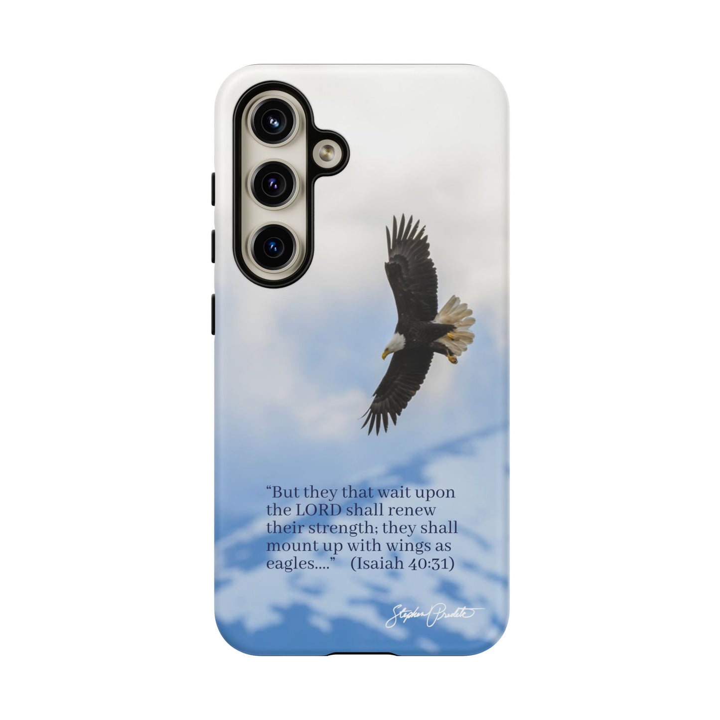 Phone Tough Case - Eagle Soaring in Alaska with Isaiah 40:31