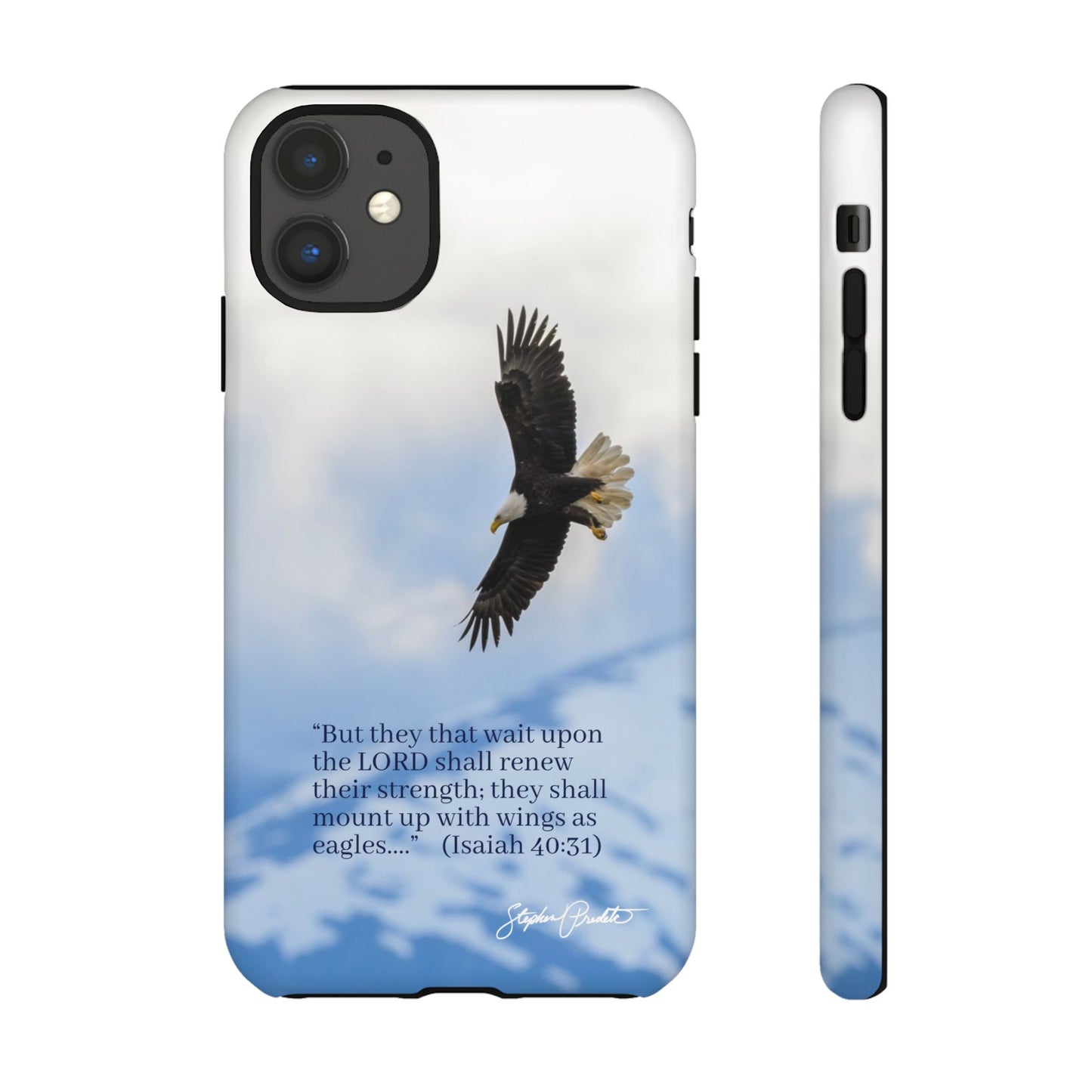Phone Tough Case - Eagle Soaring in Alaska with Isaiah 40:31