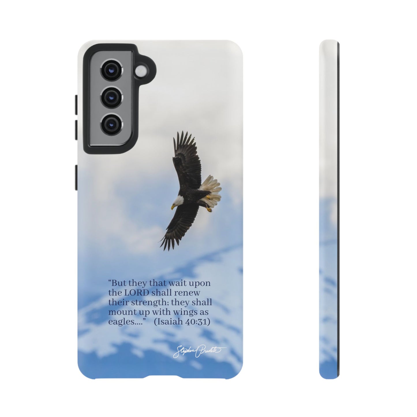 Phone Tough Case - Eagle Soaring in Alaska with Isaiah 40:31