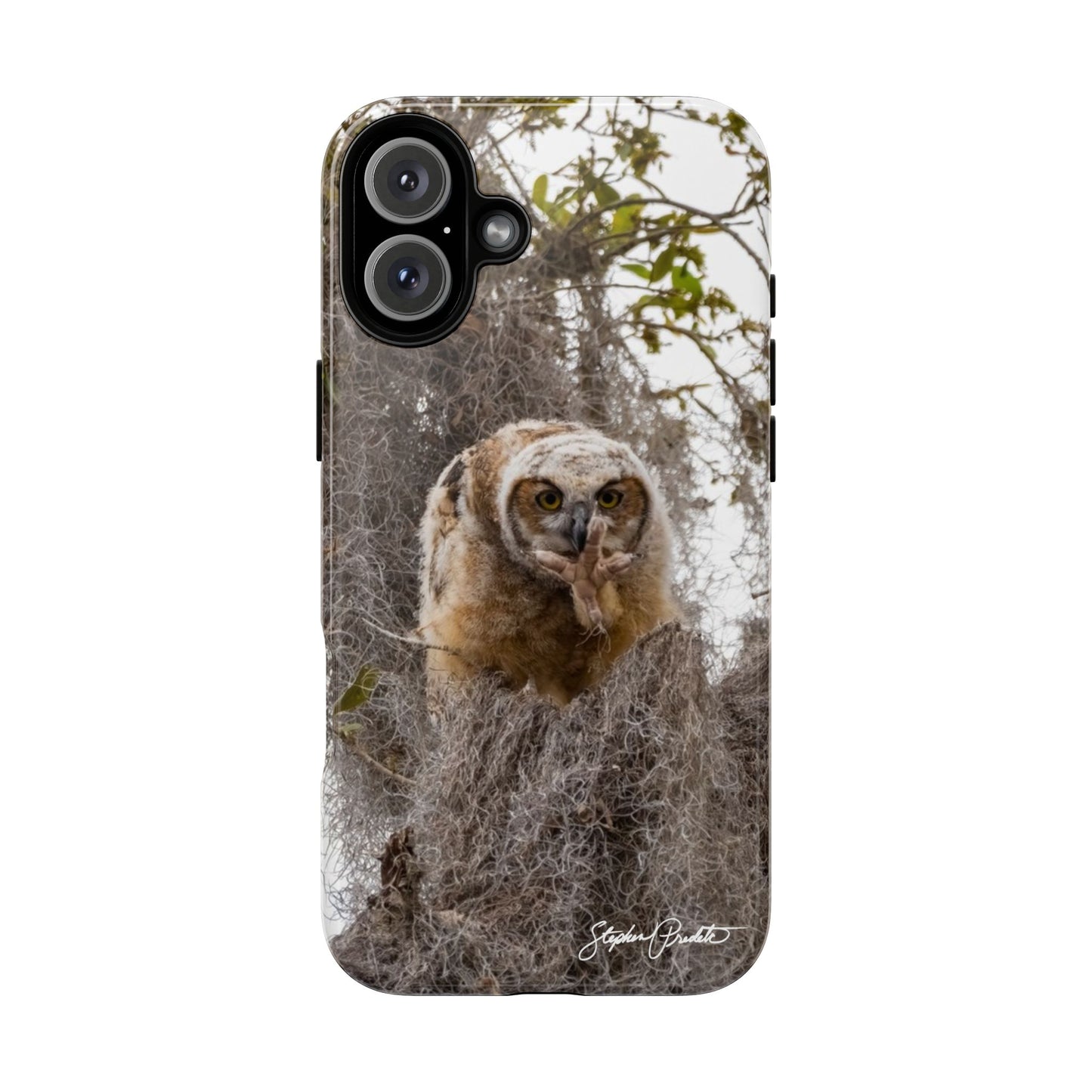 Phone Tough Case -- Great Horned Owlet "Baby Yoda"