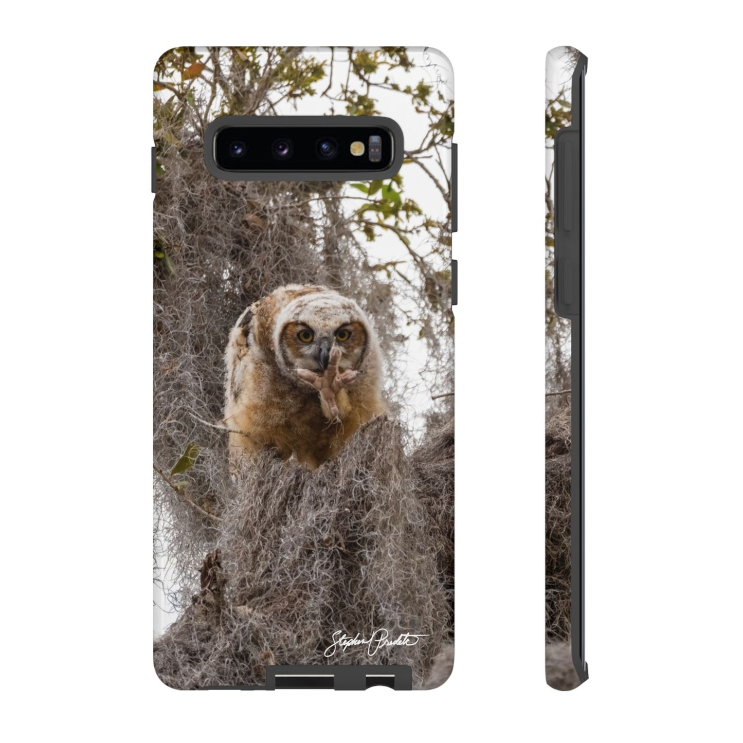 Phone Tough Case -- Great Horned Owlet "Baby Yoda"