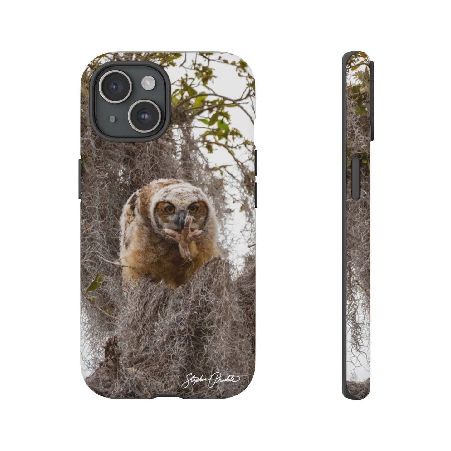 Phone Tough Case -- Great Horned Owlet "Baby Yoda"