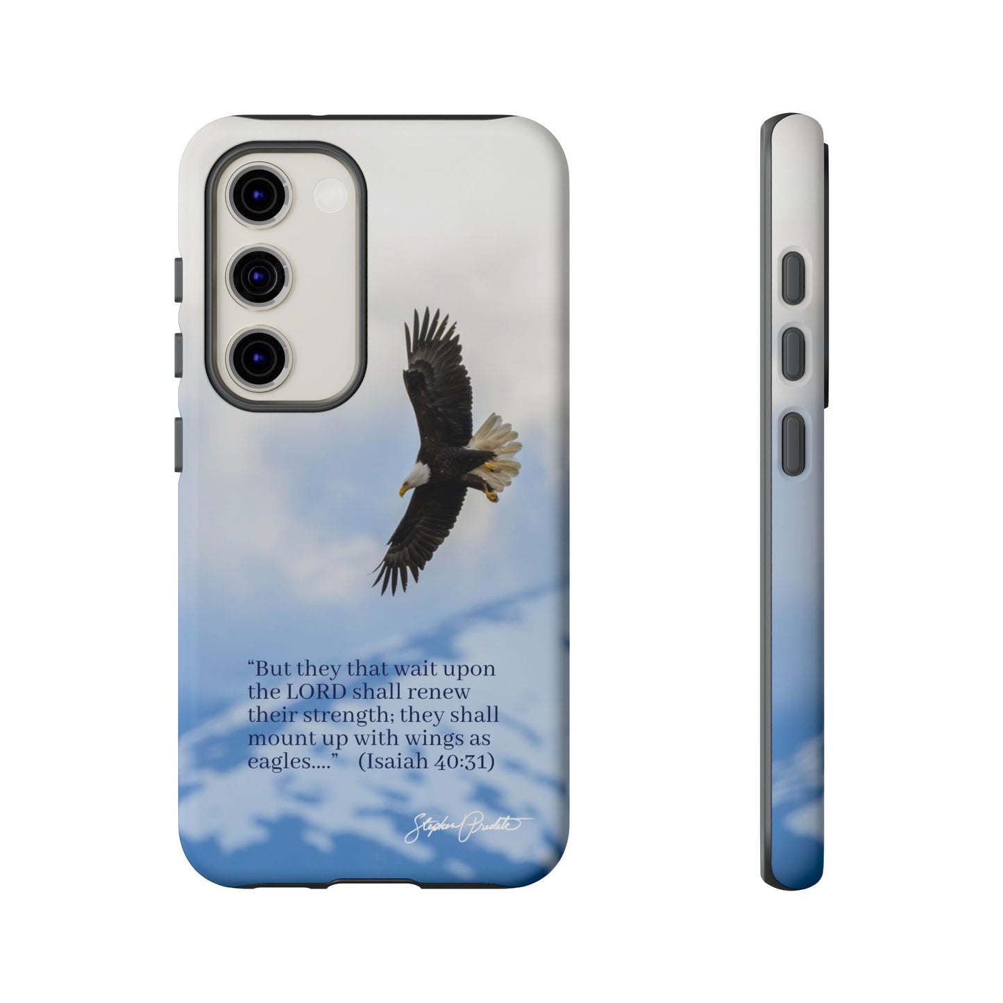 Phone Tough Case - Eagle Soaring in Alaska with Isaiah 40:31