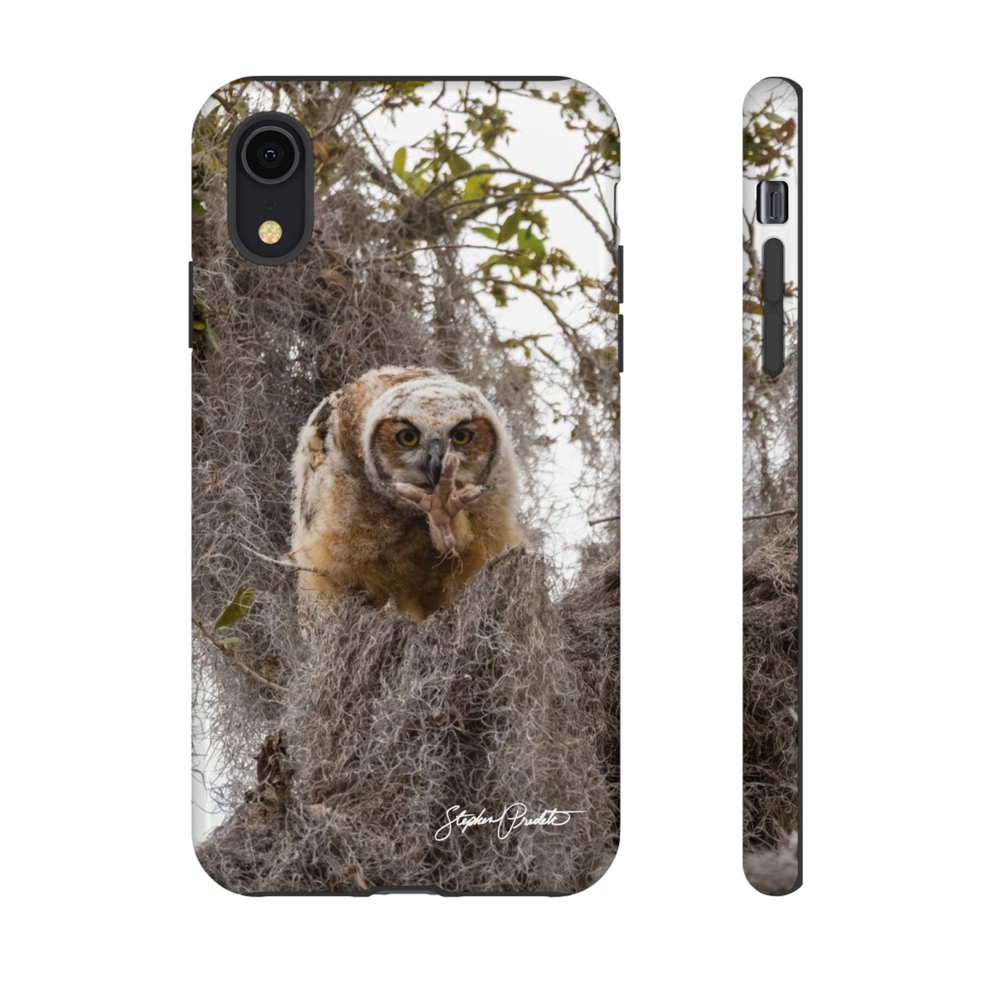 Phone Tough Case -- Great Horned Owlet "Baby Yoda"