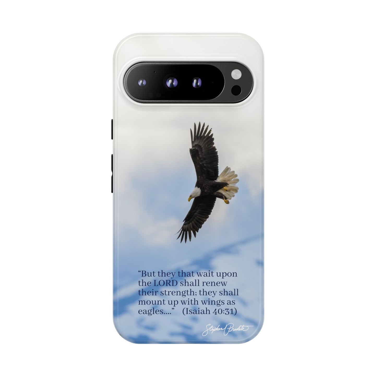 Phone Tough Case - Eagle Soaring in Alaska with Isaiah 40:31