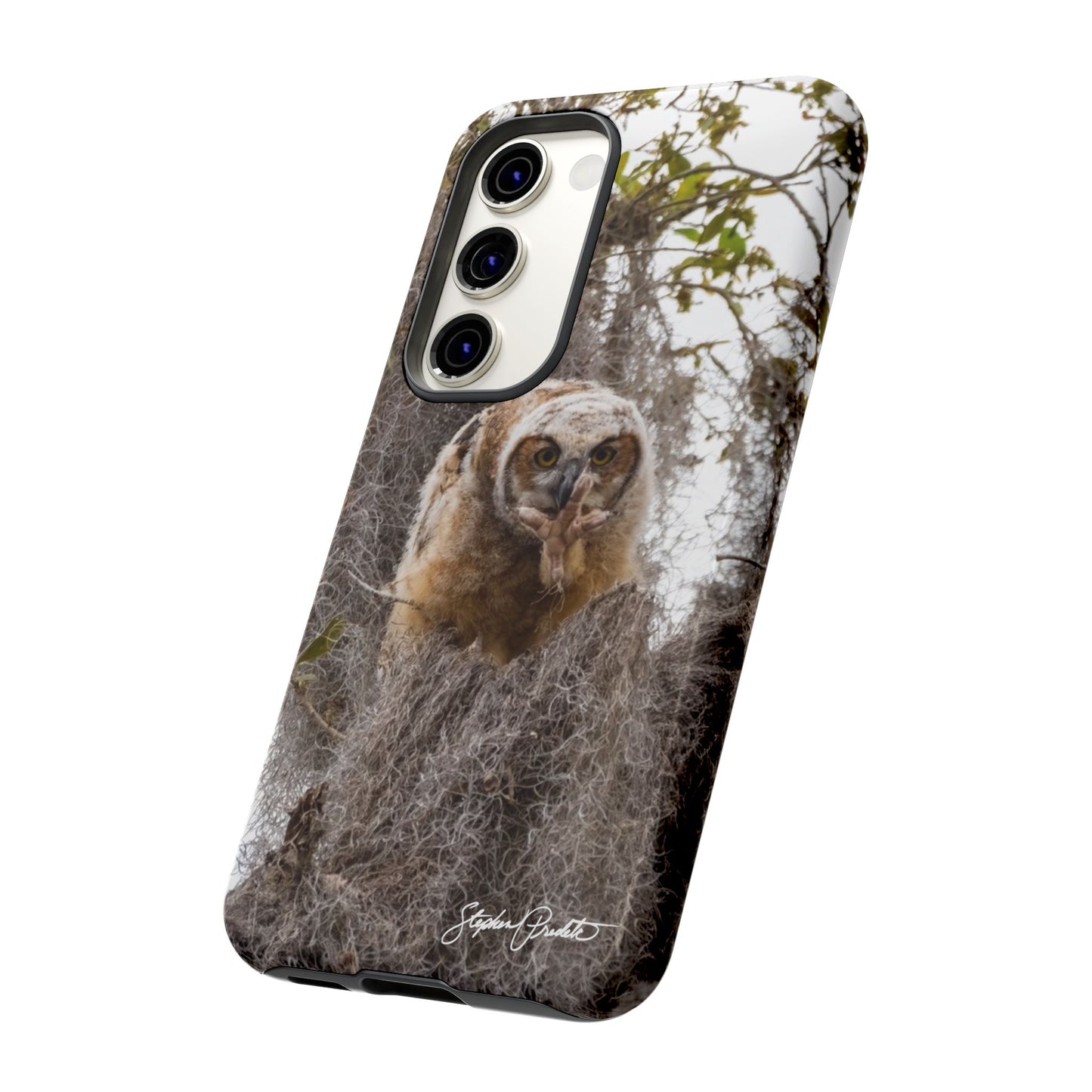 Phone Tough Case -- Great Horned Owlet "Baby Yoda"