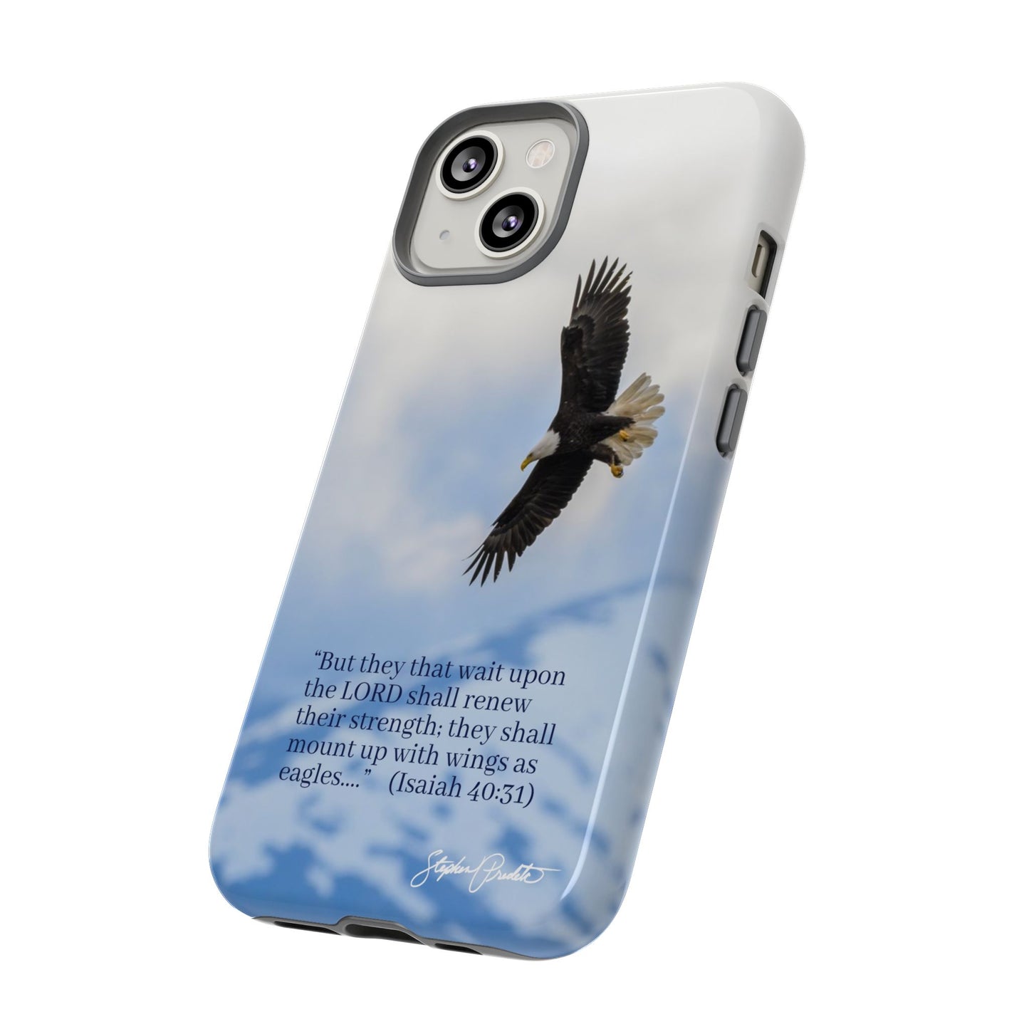Phone Tough Case - Eagle Soaring in Alaska with Isaiah 40:31