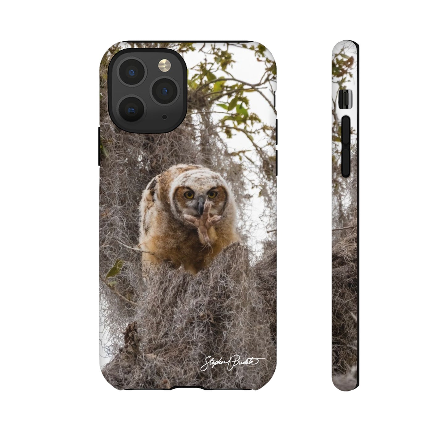 Phone Tough Case -- Great Horned Owlet "Baby Yoda"