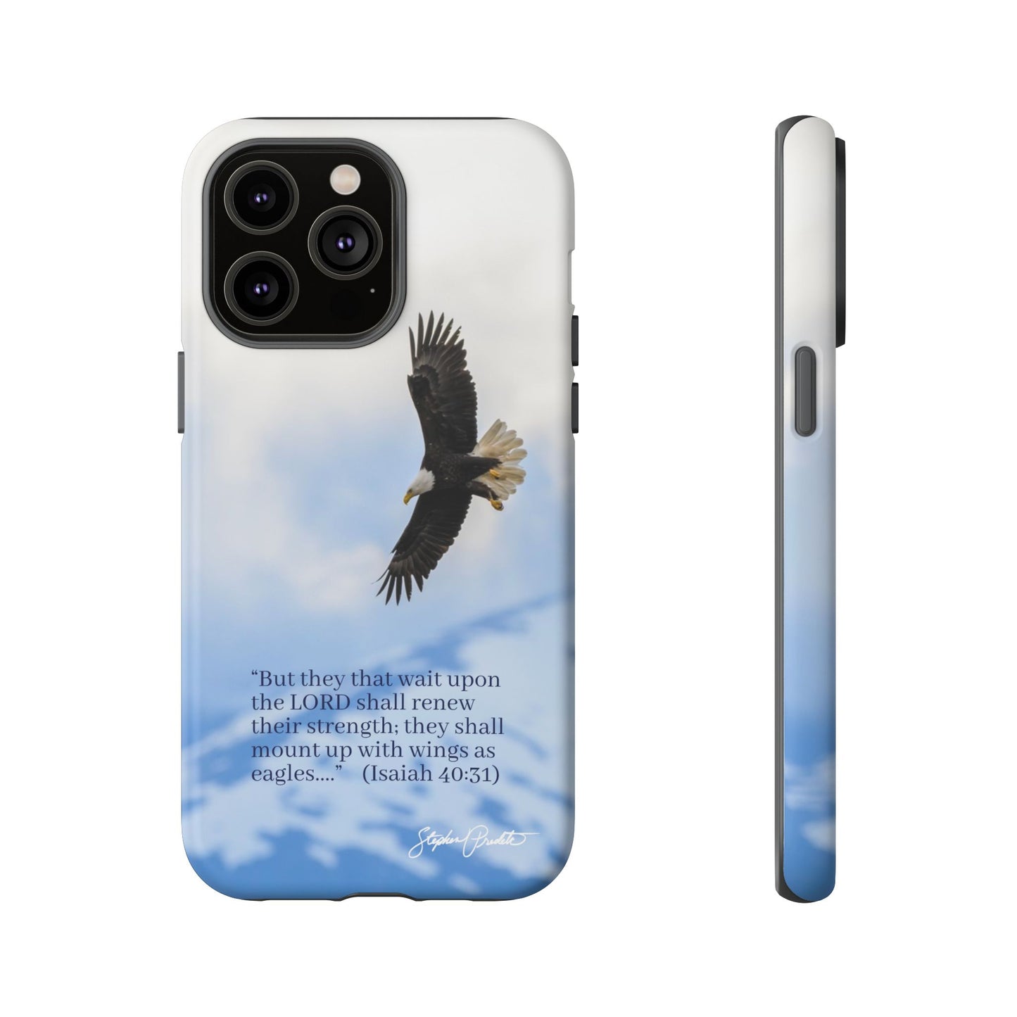 Phone Tough Case - Eagle Soaring in Alaska with Isaiah 40:31