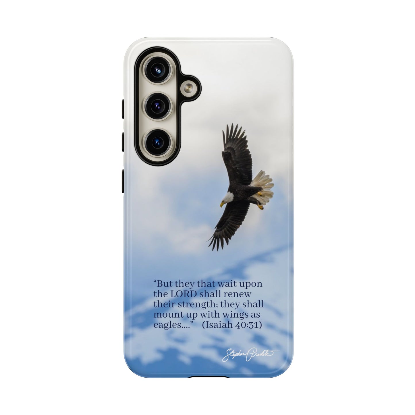 Phone Tough Case - Eagle Soaring in Alaska with Isaiah 40:31
