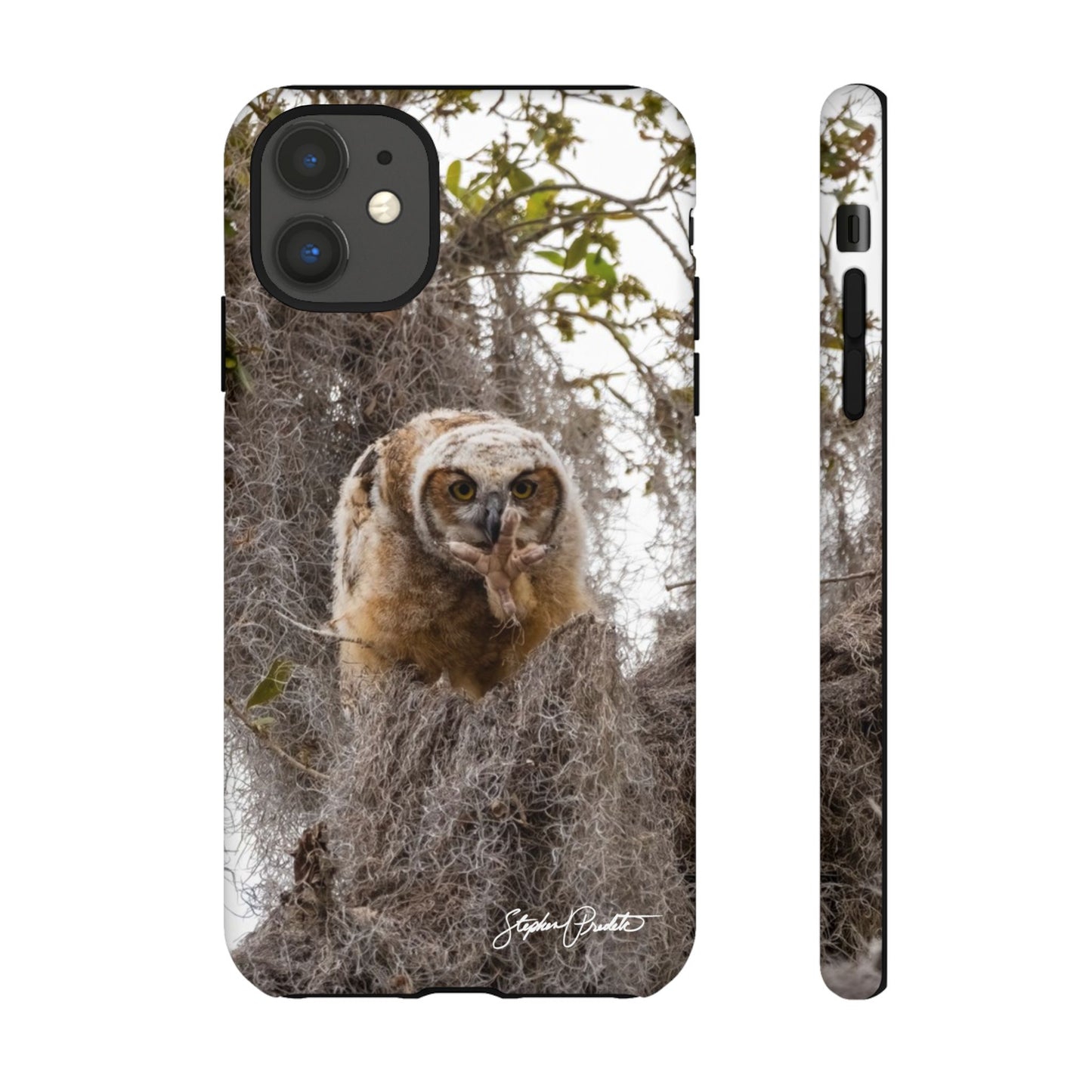 Phone Tough Case -- Great Horned Owlet "Baby Yoda"