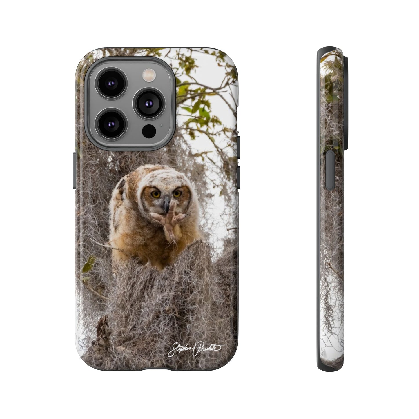 Phone Tough Case -- Great Horned Owlet "Baby Yoda"