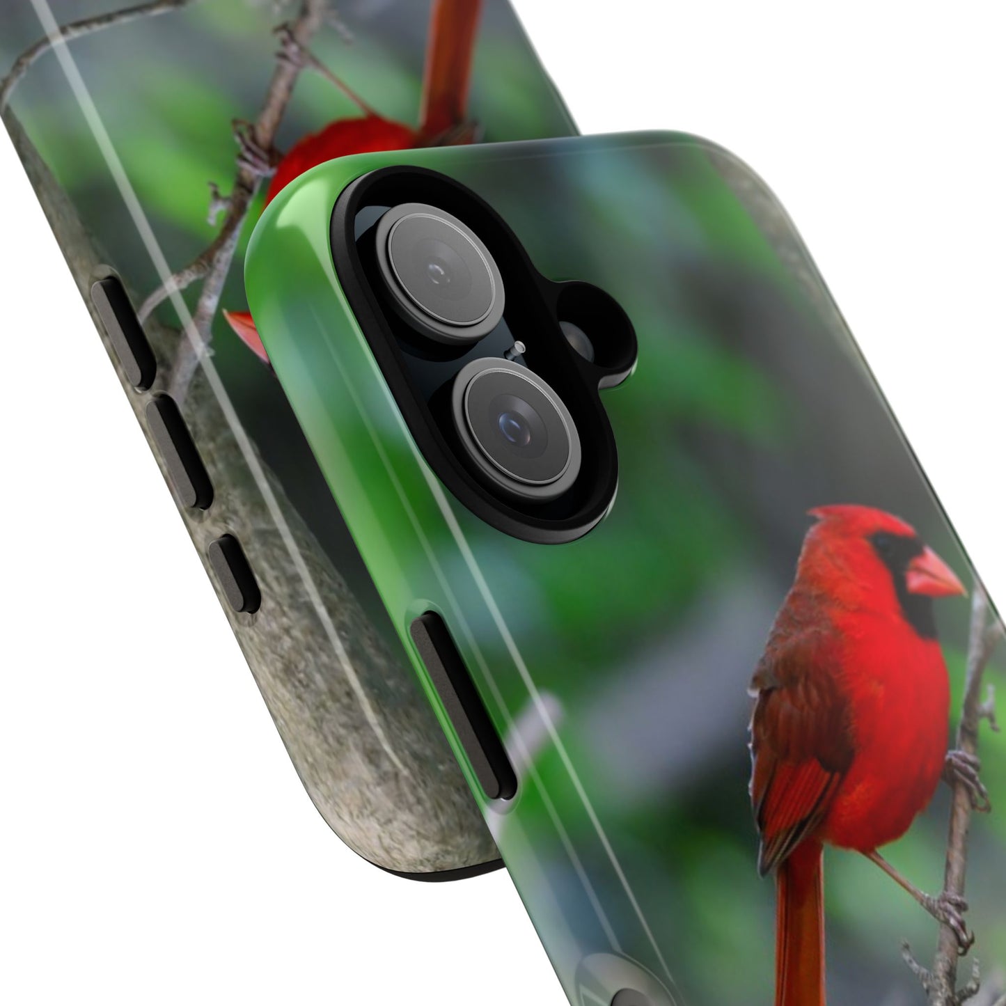 Phone Tough Case - Northern Cardinal 2 with Verse Psalm 30:11