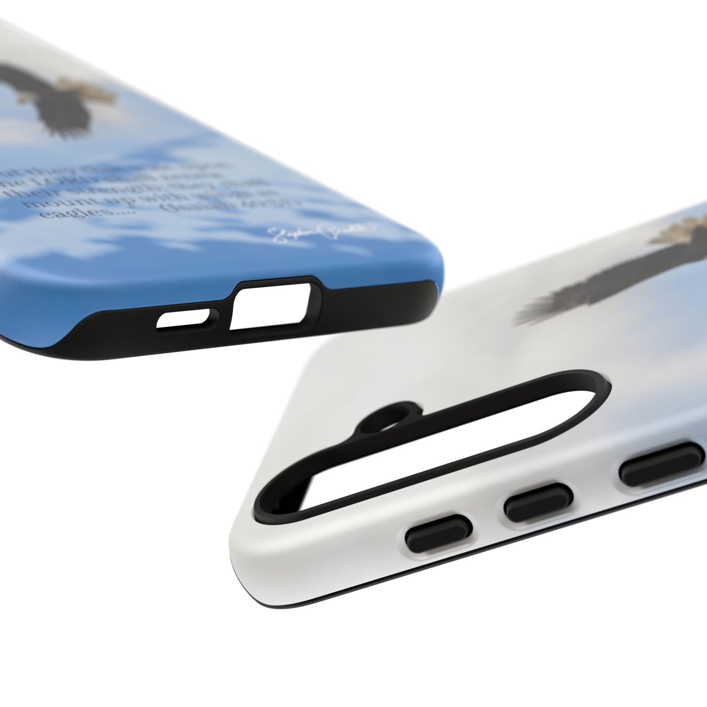 Phone Tough Case - Eagle Soaring in Alaska with Isaiah 40:31