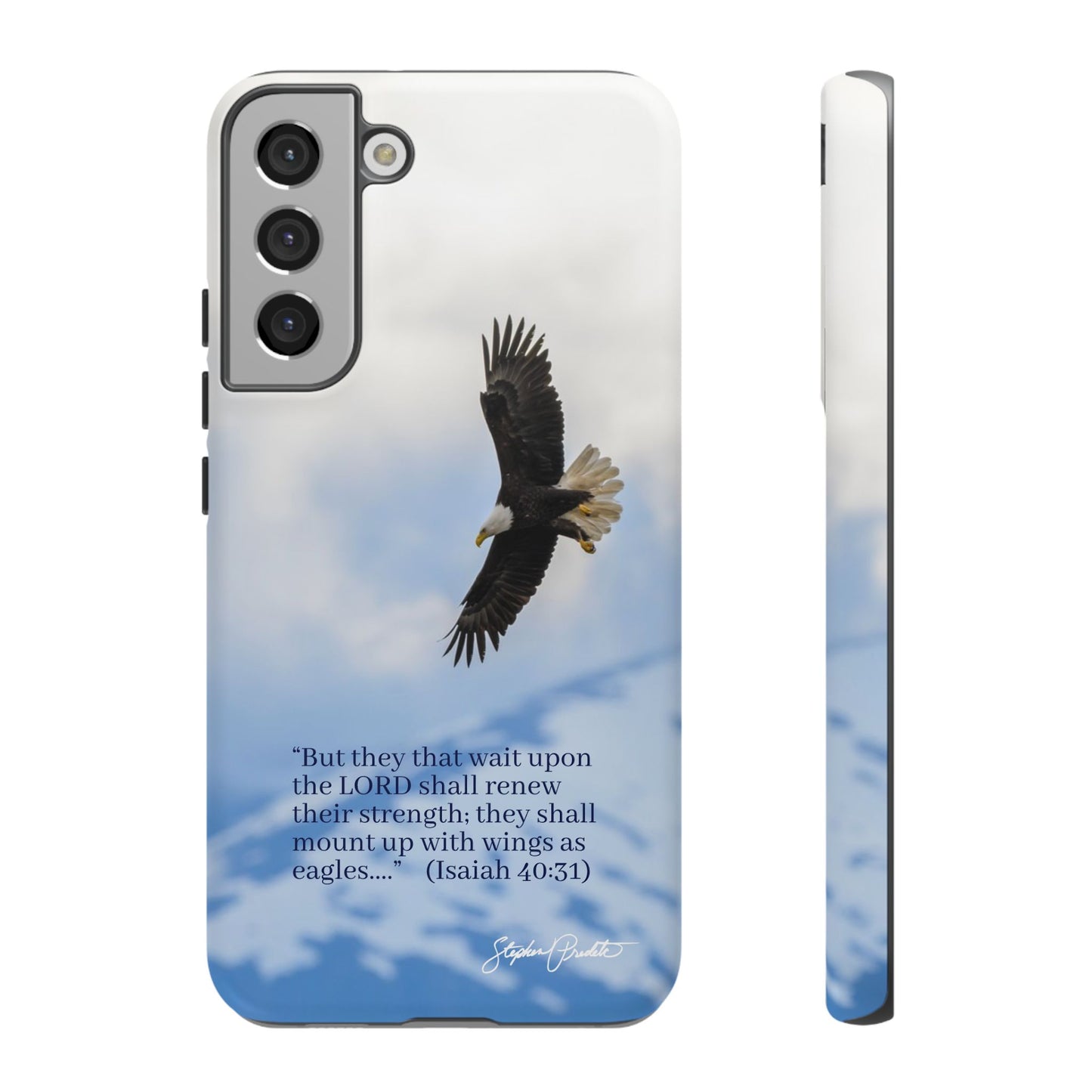 Phone Tough Case - Eagle Soaring in Alaska with Isaiah 40:31