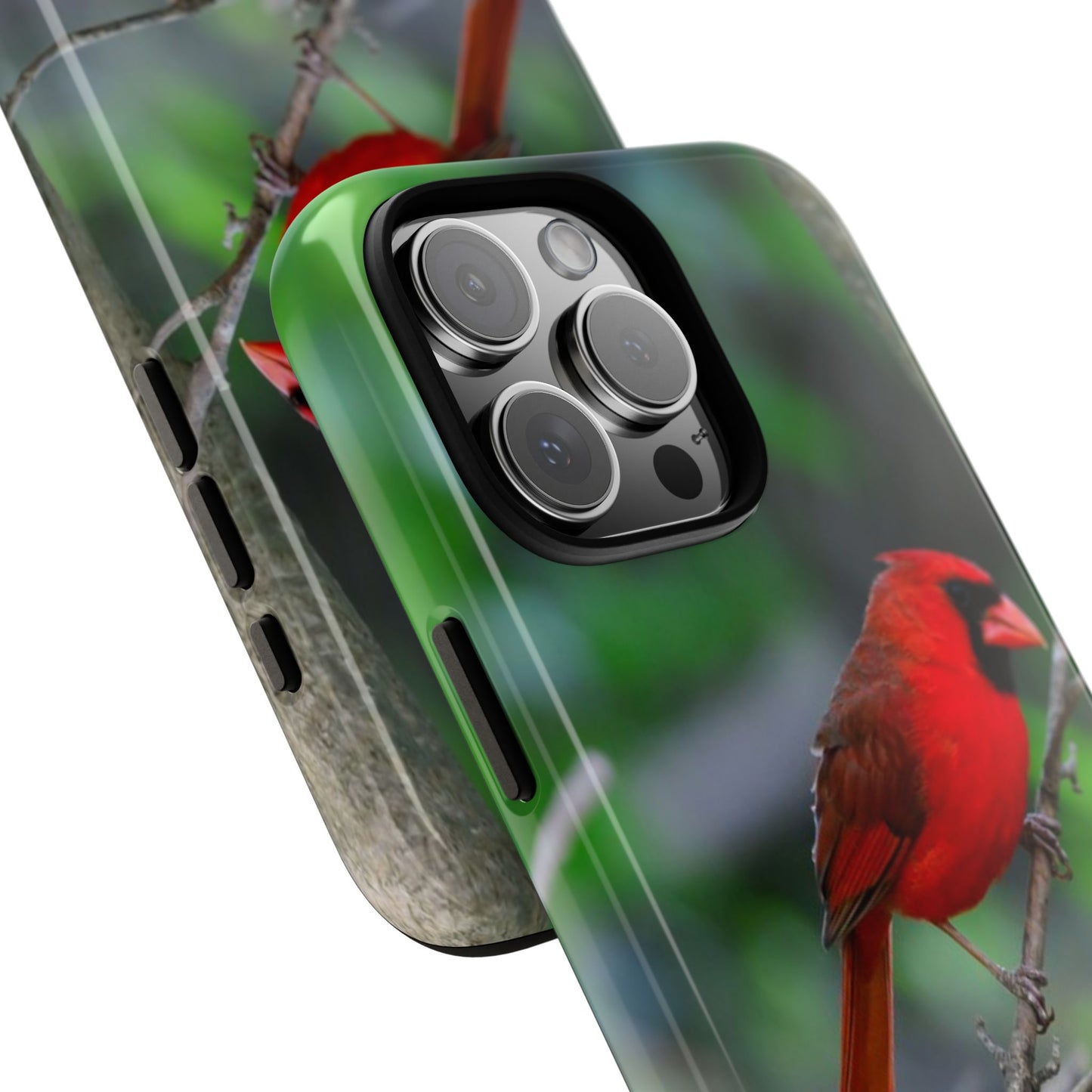 Phone Tough Case - Northern Cardinal 2 with Verse Psalm 30:11