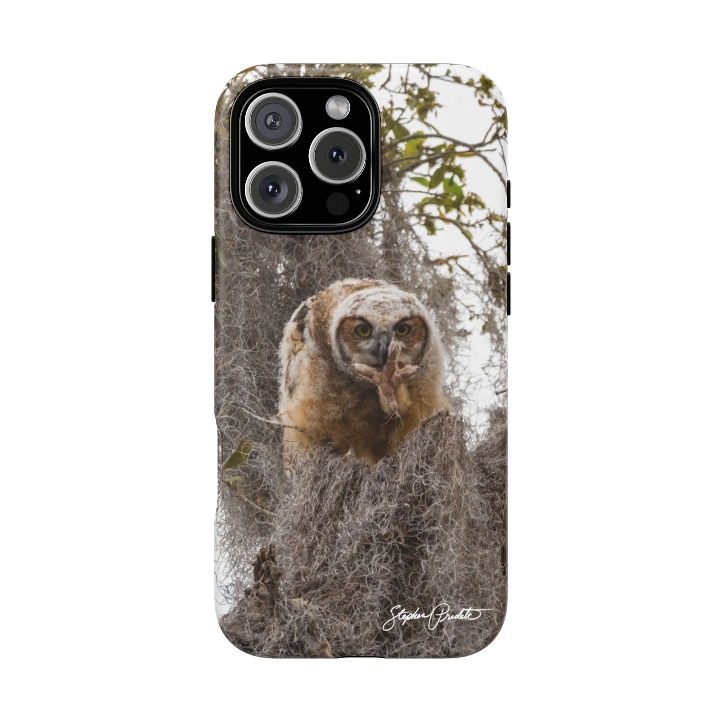 Phone Tough Case -- Great Horned Owlet "Baby Yoda"