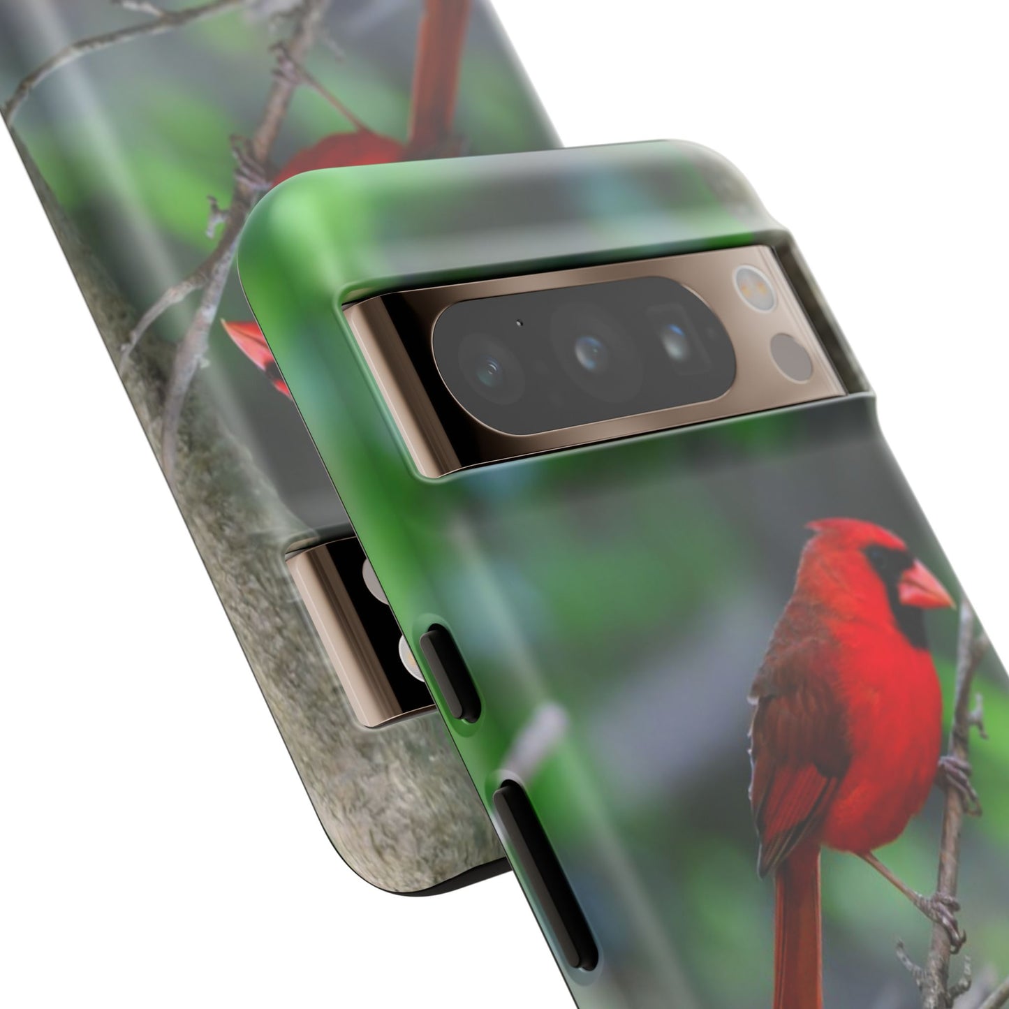 Phone Tough Case - Northern Cardinal 2 with Verse Psalm 30:11
