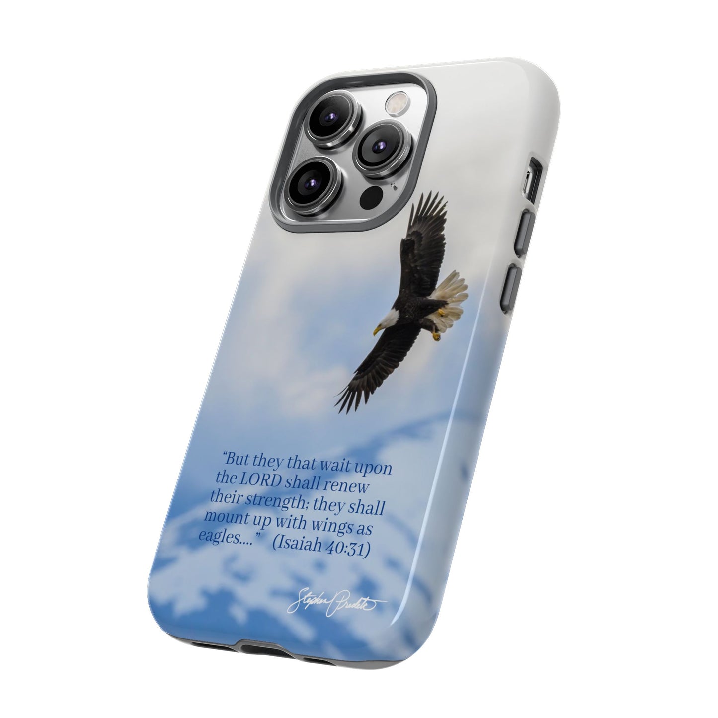 Phone Tough Case - Eagle Soaring in Alaska with Isaiah 40:31