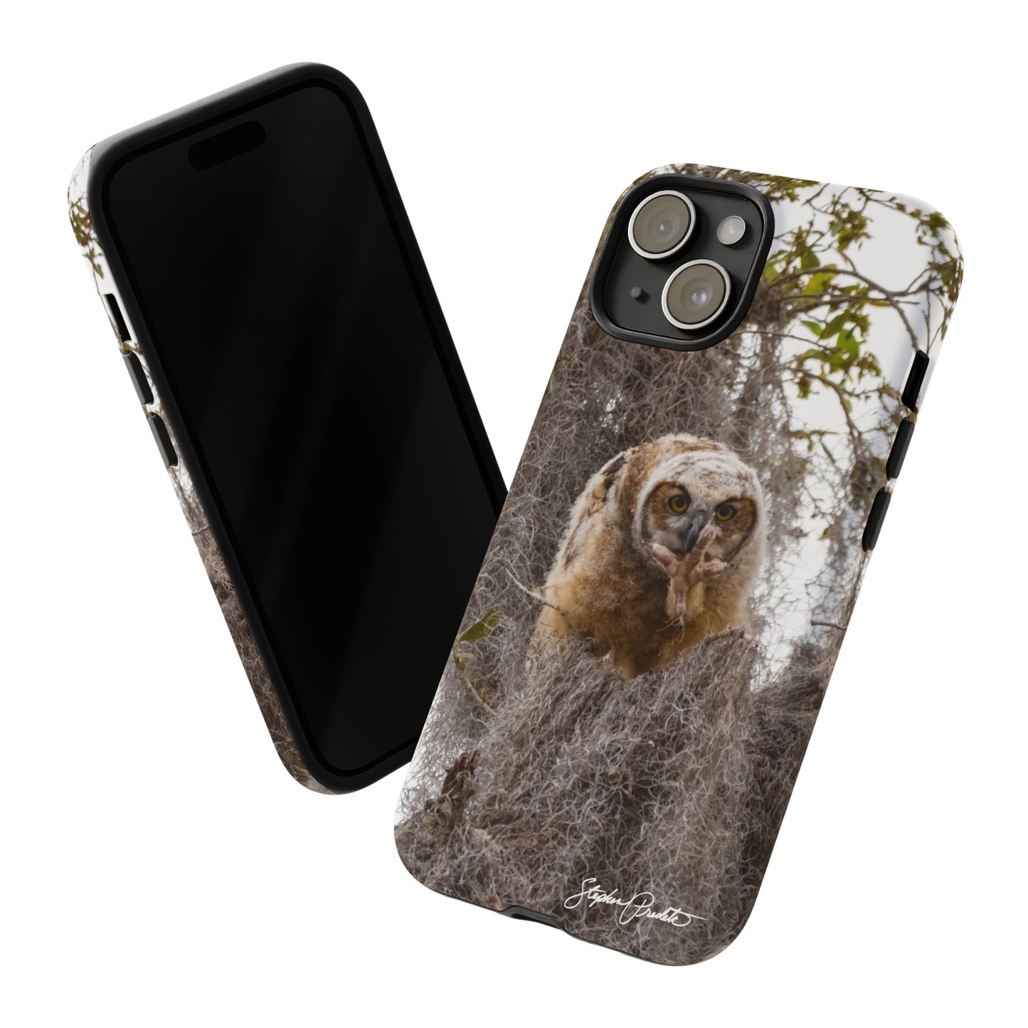 Phone Tough Case -- Great Horned Owlet "Baby Yoda"