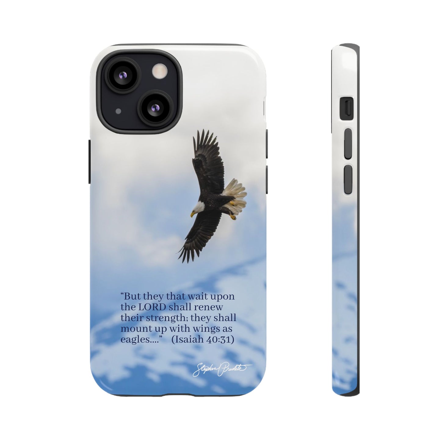 Phone Tough Case - Eagle Soaring in Alaska with Isaiah 40:31