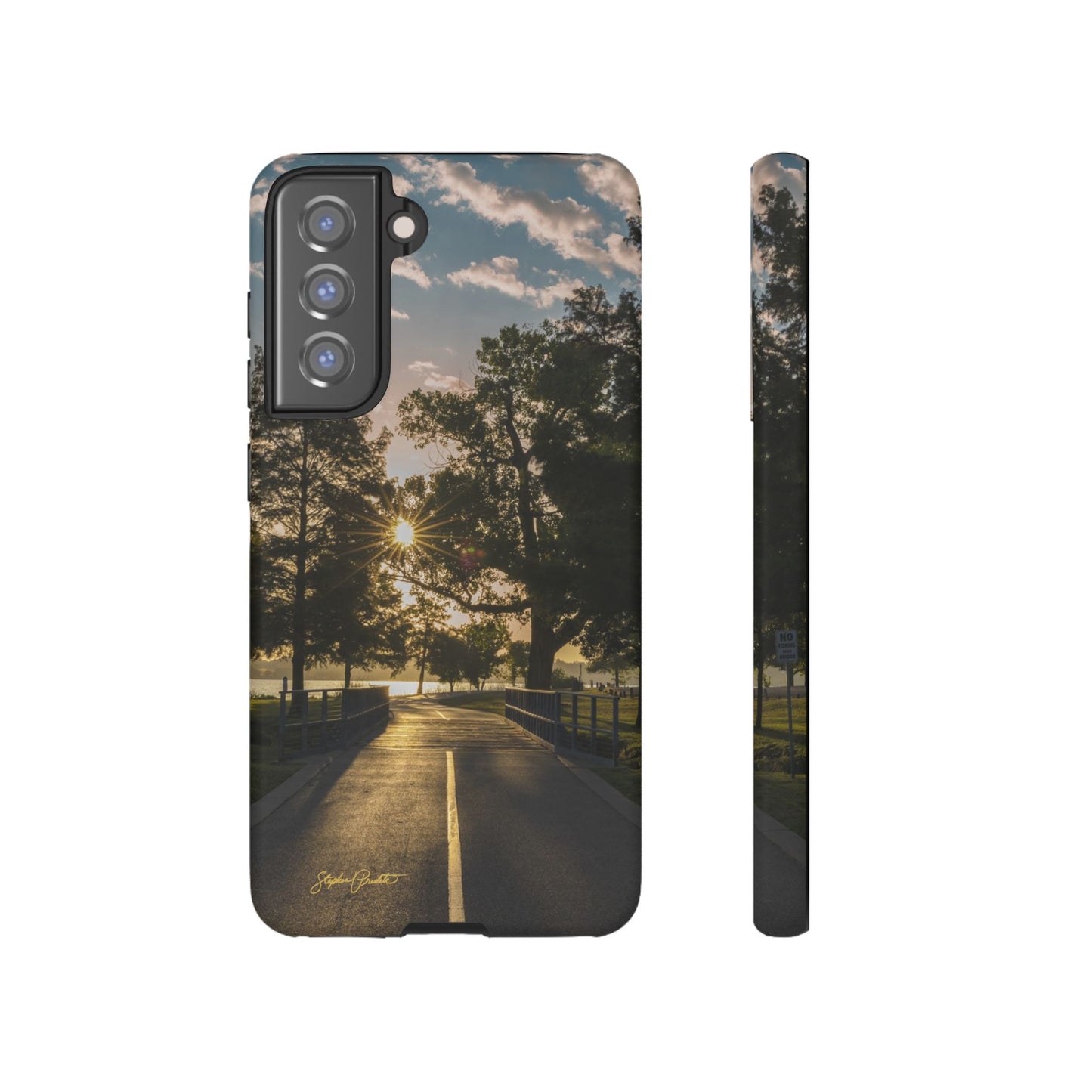 Phone Tough Case - Sunrise on the Running Path at White Rock Lake