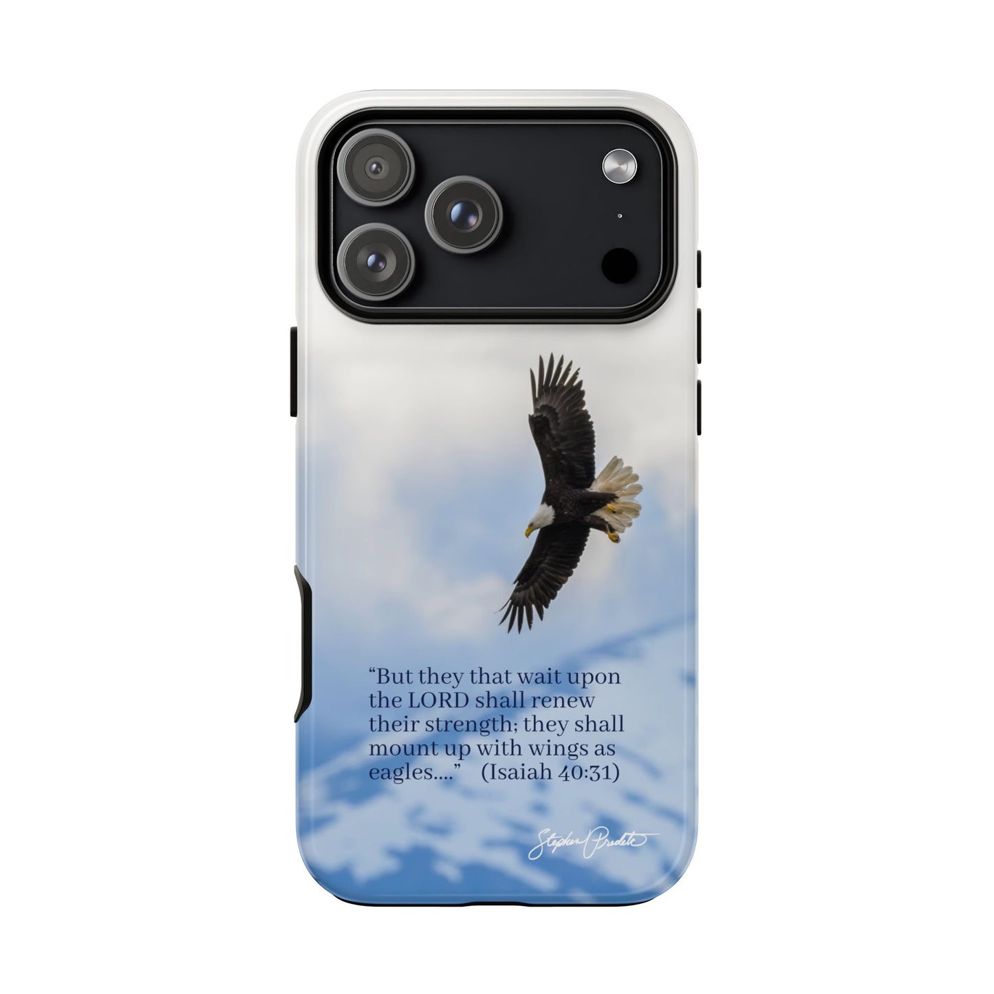 Phone Tough Case - Eagle Soaring in Alaska with Isaiah 40:31