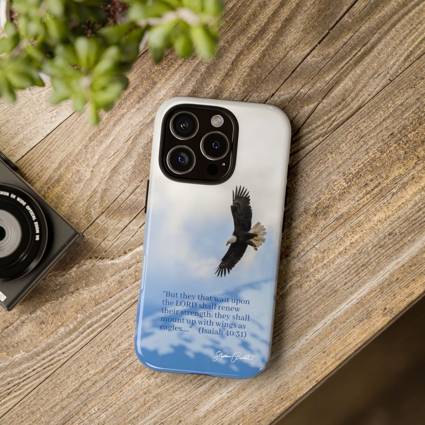 Phone Tough Case - Eagle Soaring in Alaska with Isaiah 40:31