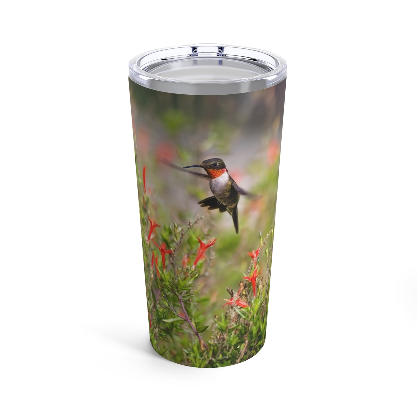 Tumbler 20oz -- Ruby-throated Hummingbird