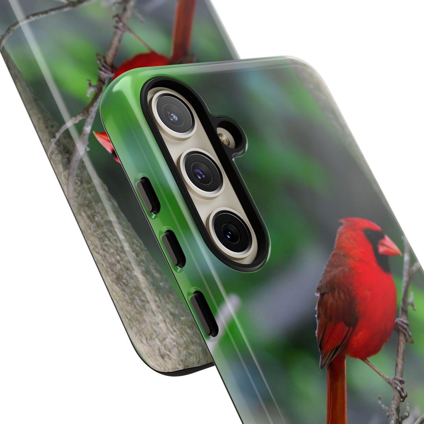 Phone Tough Case - Northern Cardinal 2 with Verse Psalm 30:11
