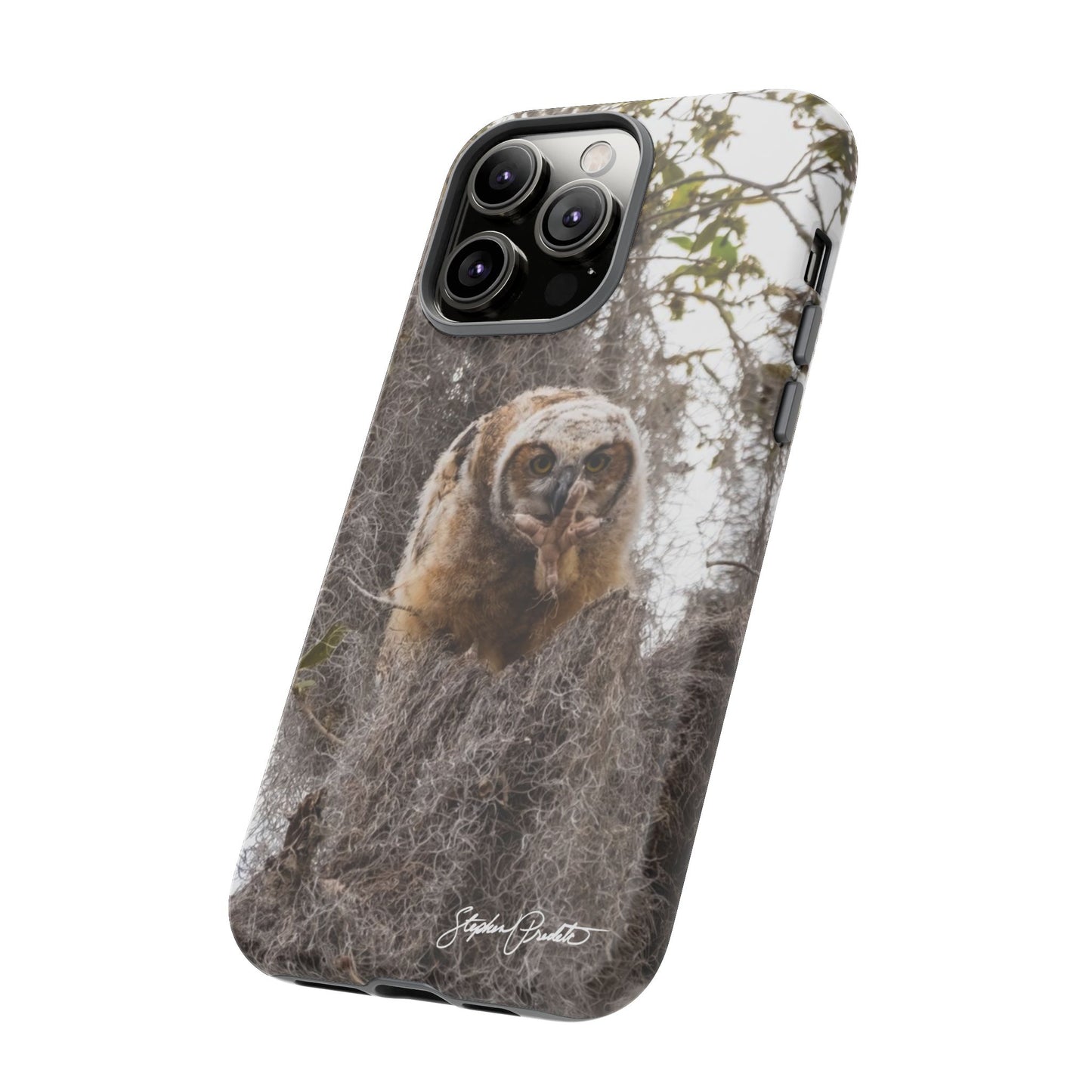 Phone Tough Case -- Great Horned Owlet "Baby Yoda"