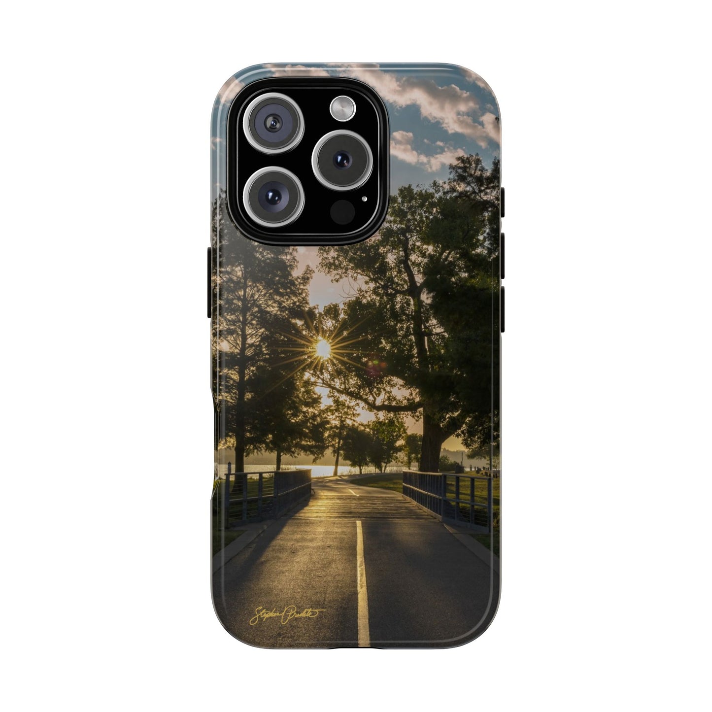 Phone Tough Case - Sunrise on the Running Path at White Rock Lake