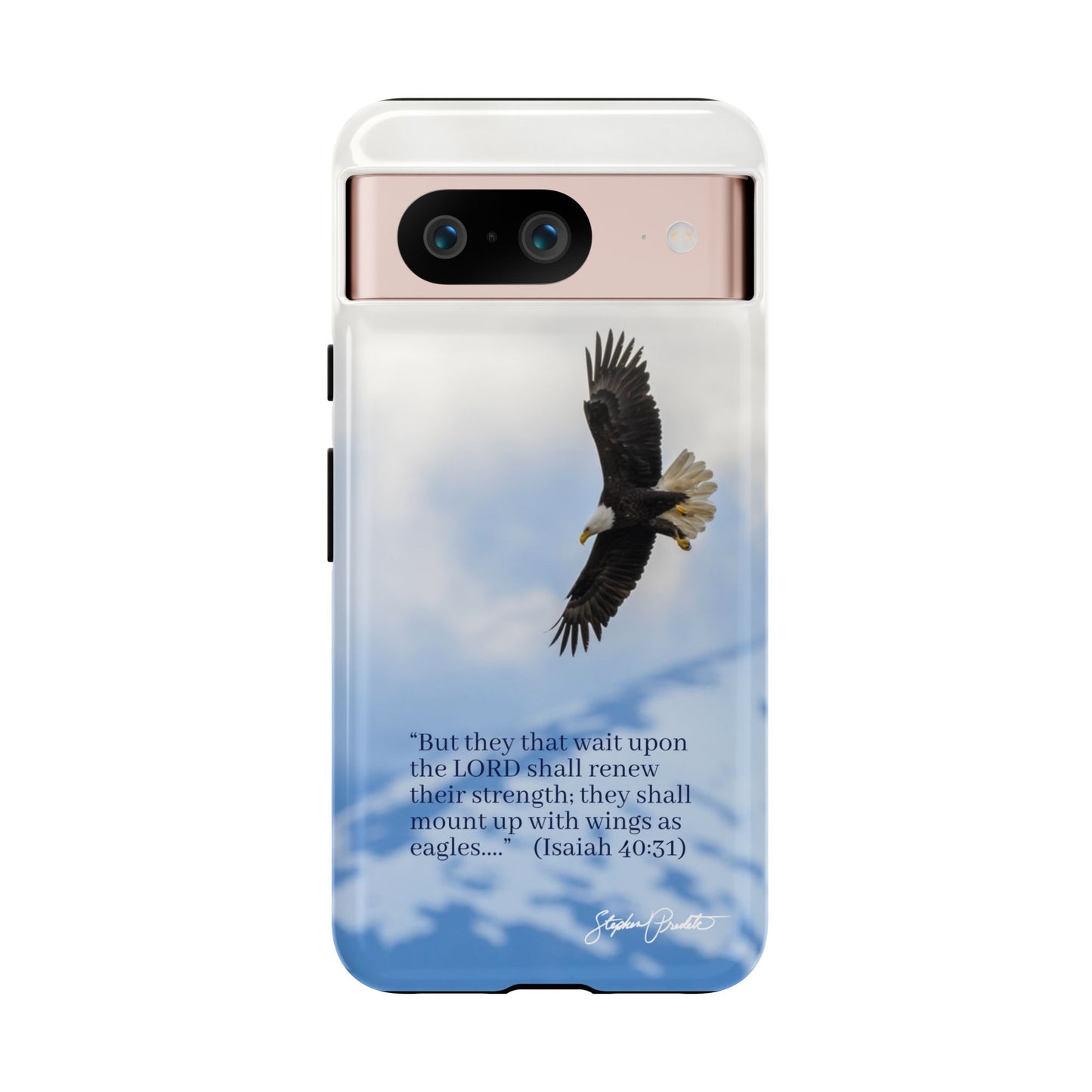 Phone Tough Case - Eagle Soaring in Alaska with Isaiah 40:31