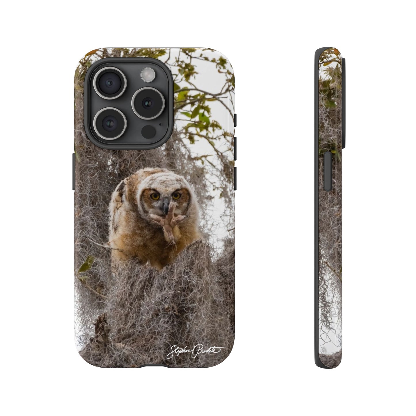 Phone Tough Case -- Great Horned Owlet "Baby Yoda"