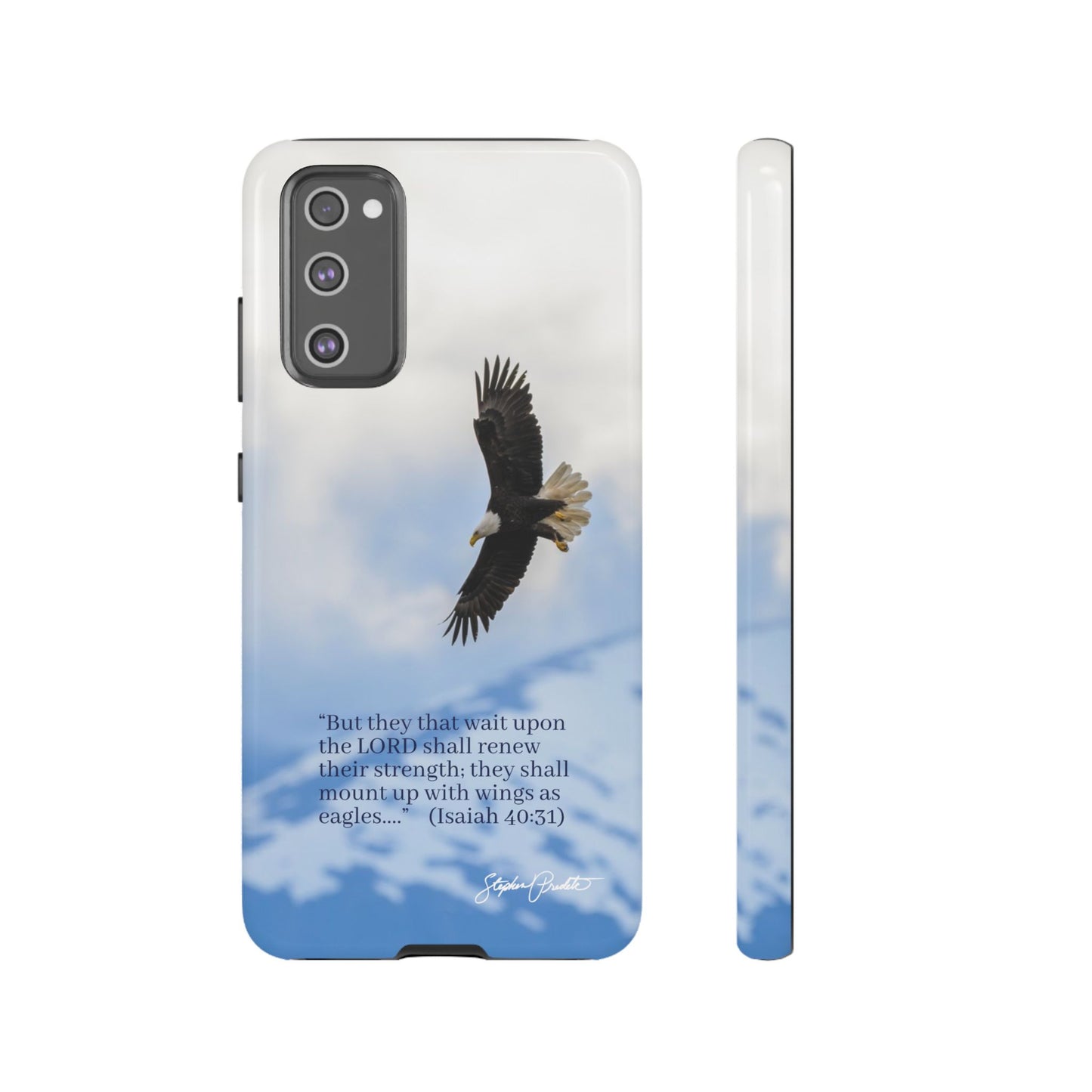Phone Tough Case - Eagle Soaring in Alaska with Isaiah 40:31