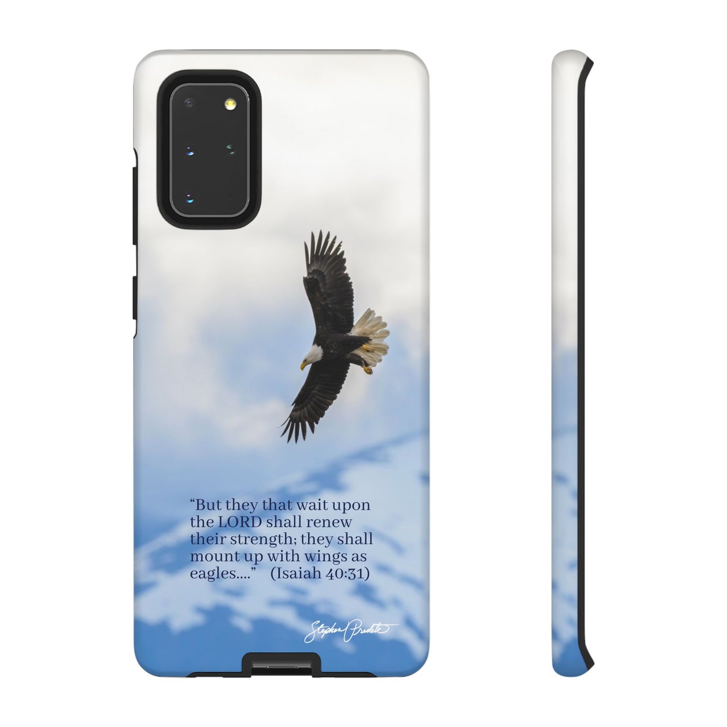 Phone Tough Case - Eagle Soaring in Alaska with Isaiah 40:31